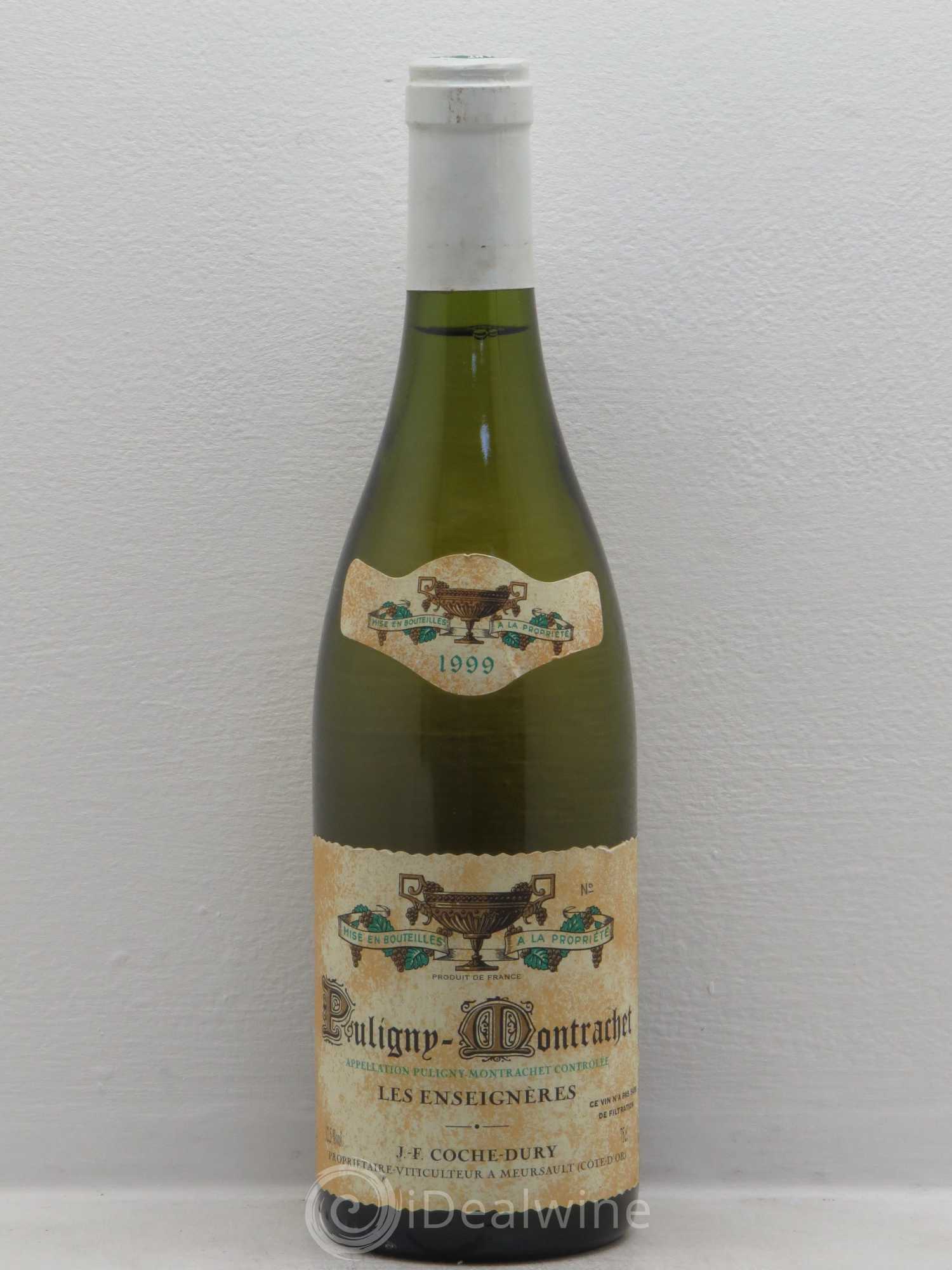 Puligny-Montrachet Les Enseignères Coche Dury (Domaine) 1999 - Lot de 1 bouteille - 0