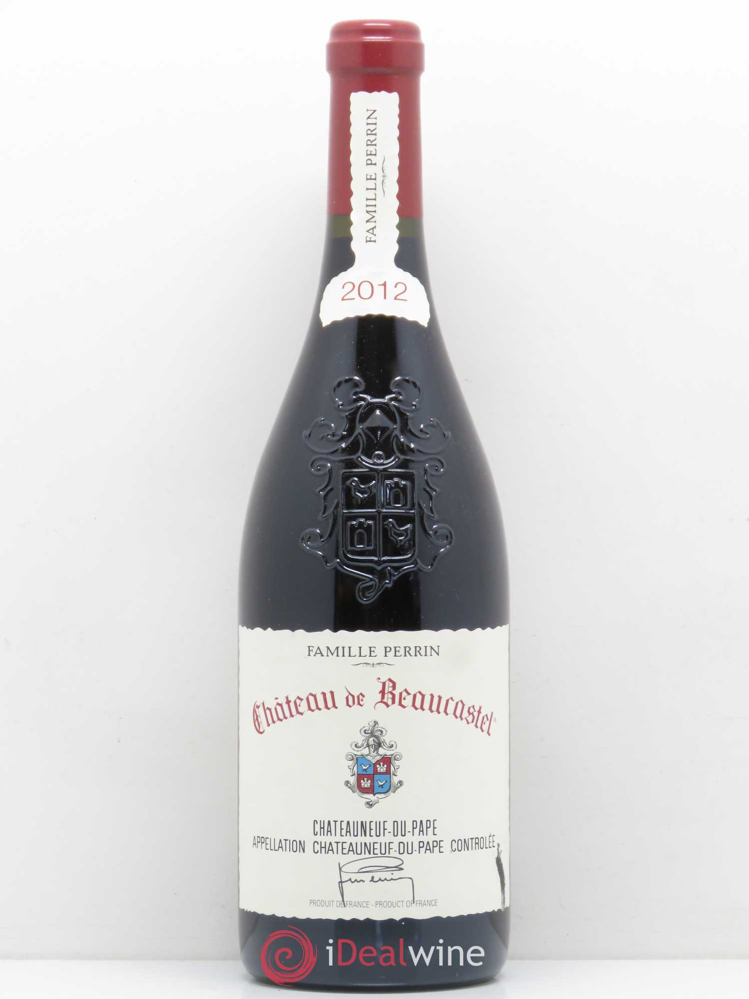 Châteauneuf-du-Pape Château de Beaucastel Famille Perrin 2012 - Lot de 1 bouteille - 0