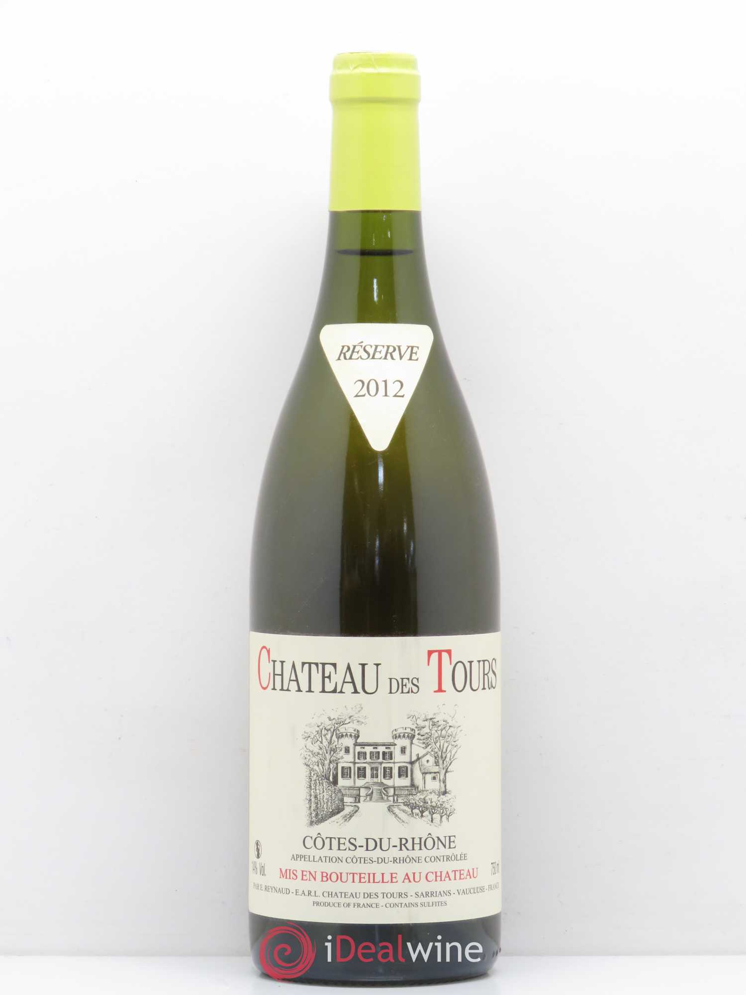 Côtes-du-Rhône Château des Tours Emmanuel Reynaud 2012 - Lot de 1 bouteille - 0