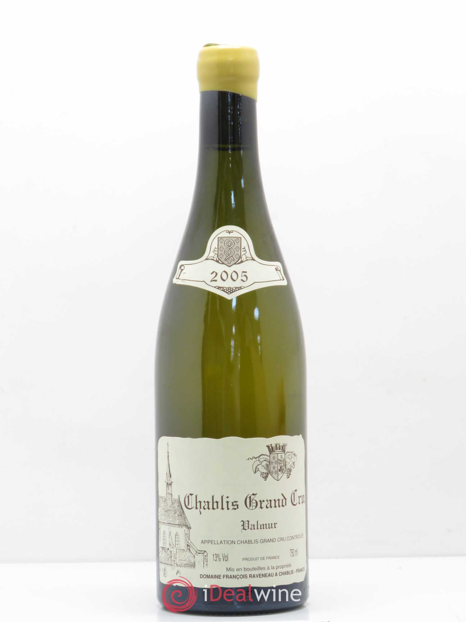 Chablis Grand Cru Valmur Raveneau (Domaine) 2005 - Lot de 1 bouteille - 0