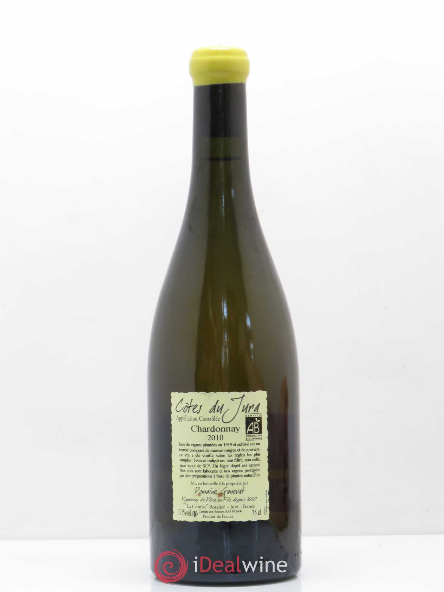 Côtes du Jura Les Grands Teppes Vieilles Vignes Jean-François Ganevat (Domaine) 2010 - Lot de 1 bouteille - 1