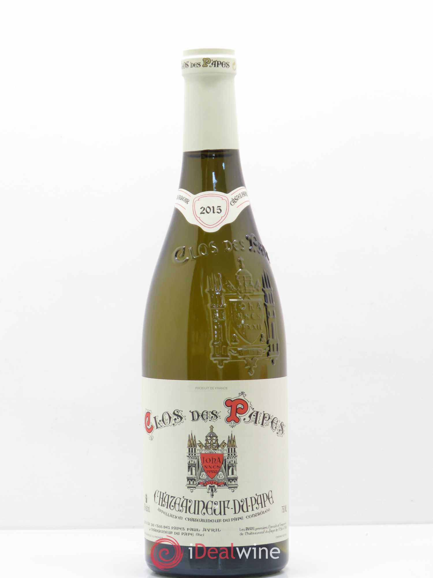 Châteauneuf-du-Pape Clos des Papes - Paul Avril 2015 - Lot de 1 bouteille - 0