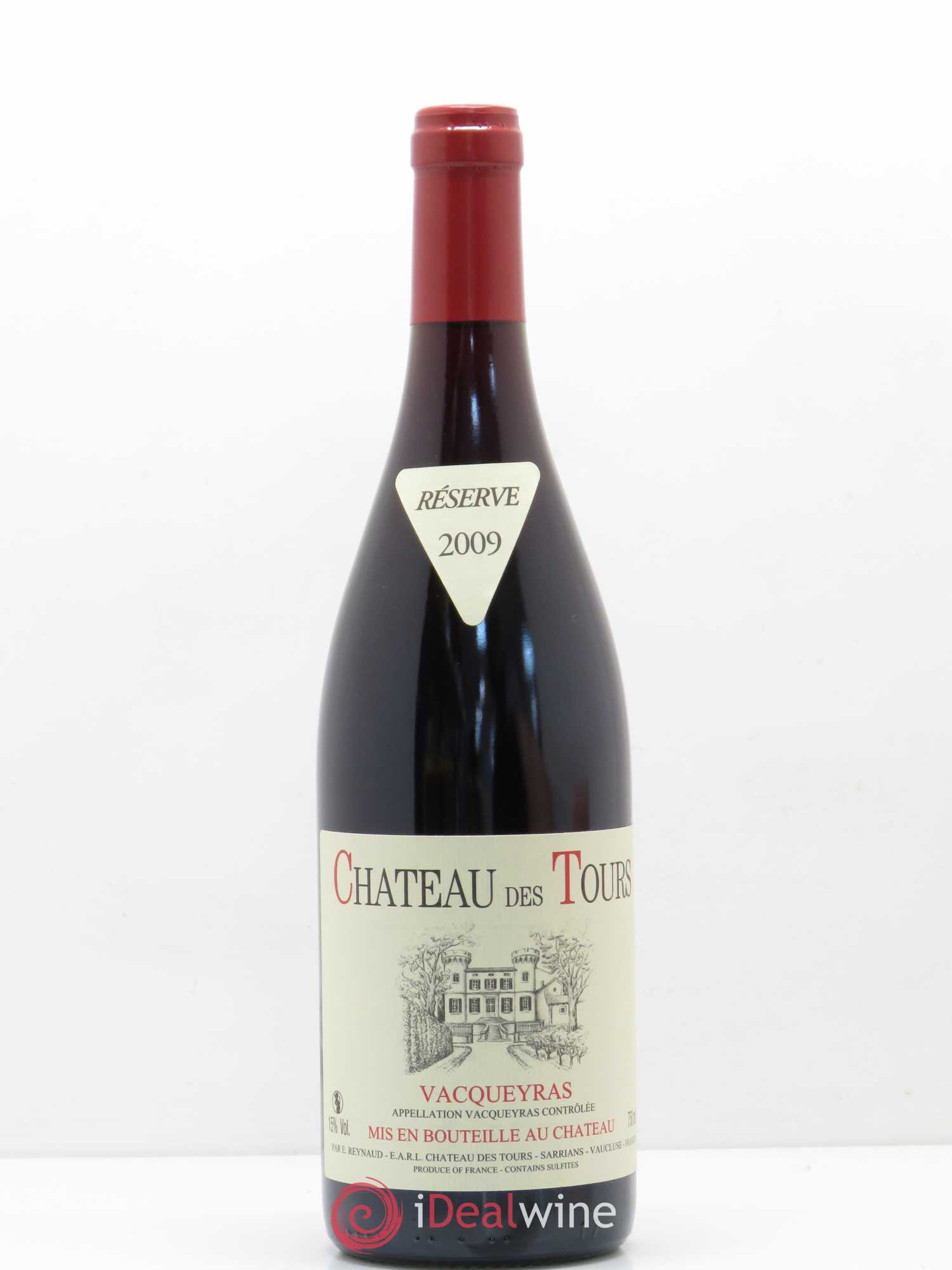 Vacqueyras Château des Tours Emmanuel Reynaud 2009 - Lot de 1 bouteille - 0