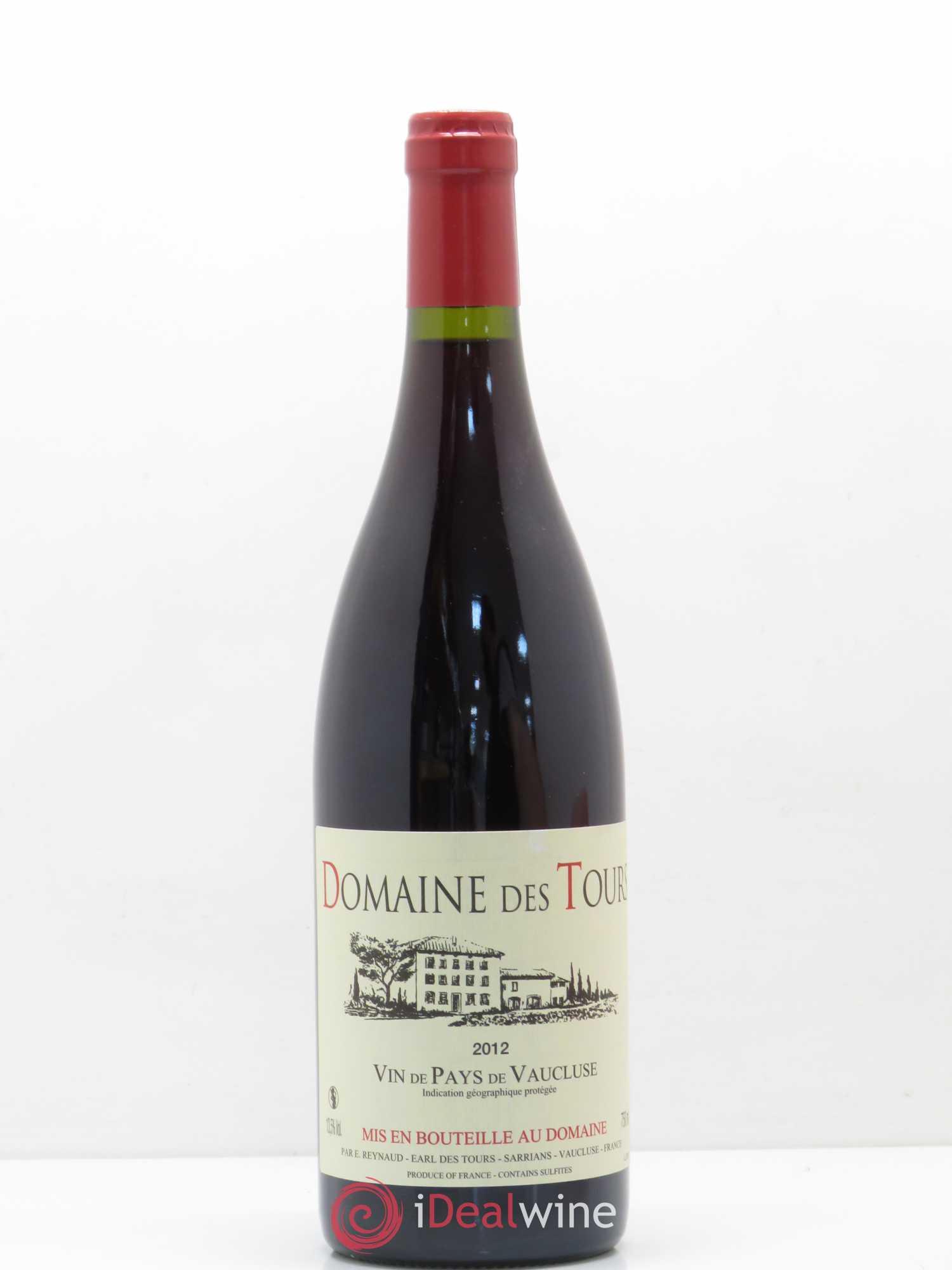 Vaucluse (Vin de Pays de Vaucluse) Domaine des Tours Emmanuel Reynaud 2012 - Lot de 1 bouteille - 0