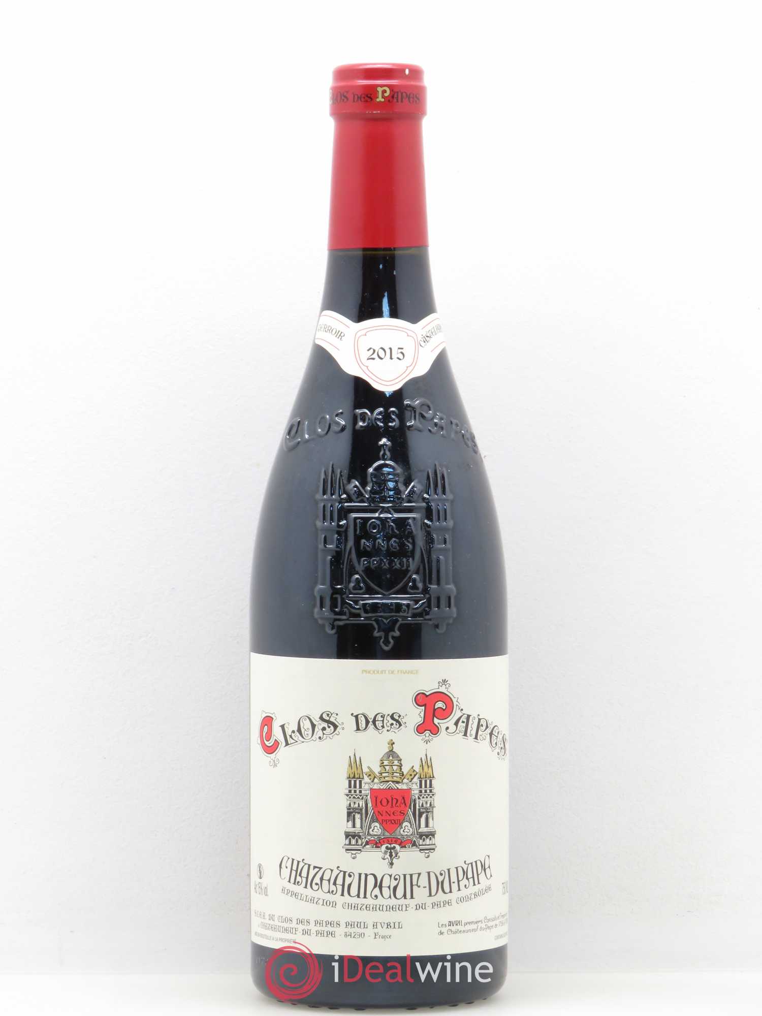 Châteauneuf-du-Pape Clos des Papes - Paul Avril (sans prix de réserve) 2015 - Lot de 1 bouteille - 0