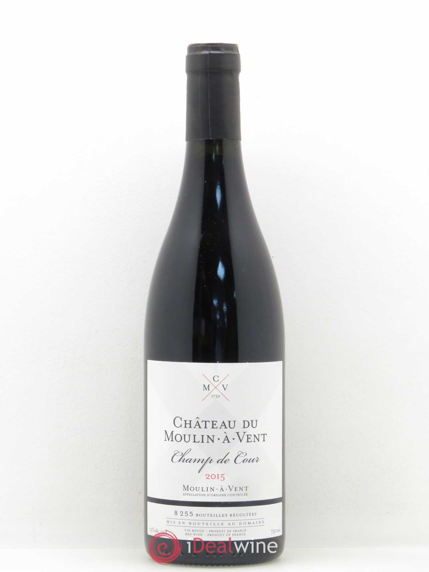 Moulin-à-Vent Champ de Cour Château du Moulin à Vent 2015 - Lot de 1 bouteille - 0
