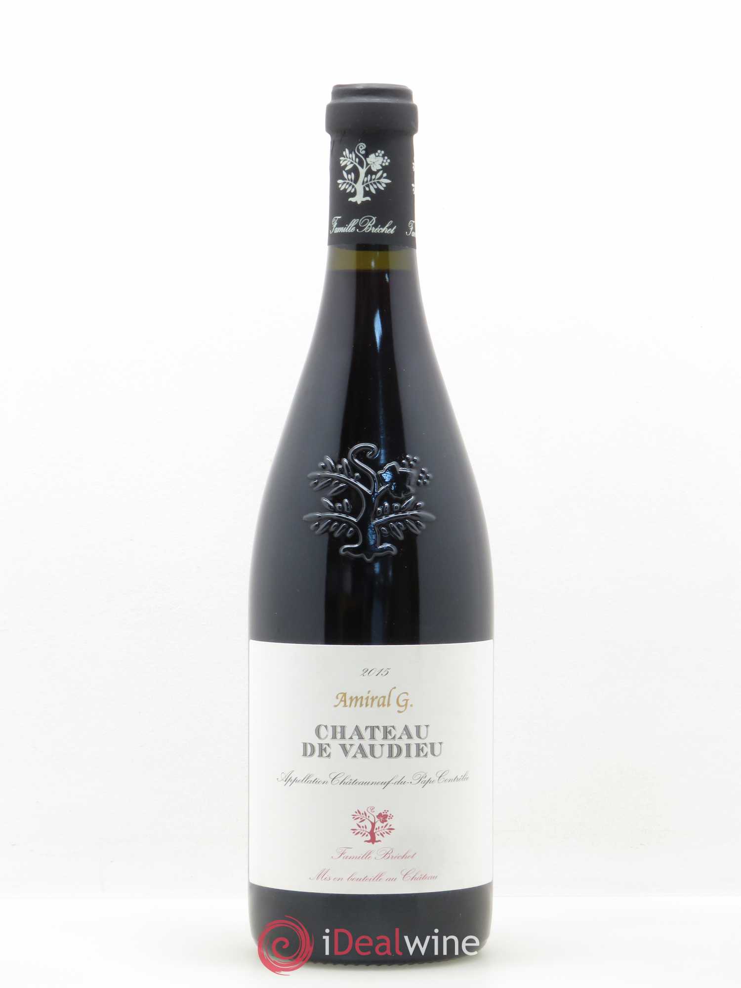 Châteauneuf-du-Pape Amiral G. Château de Vaudieu 2015 - Posten von 1 Flasche - 0