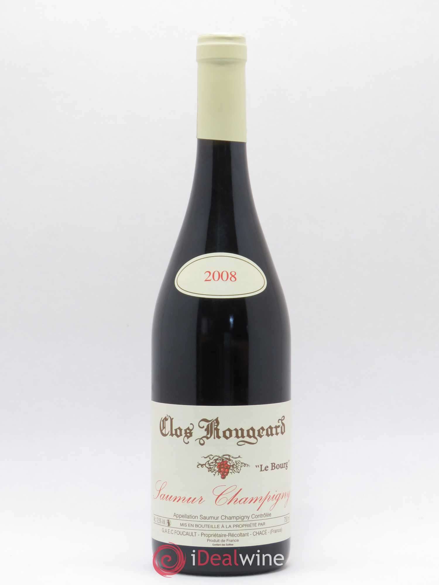 Saumur-Champigny Le Bourg Clos Rougeard 2008 - Lot de 1 bouteille - 0