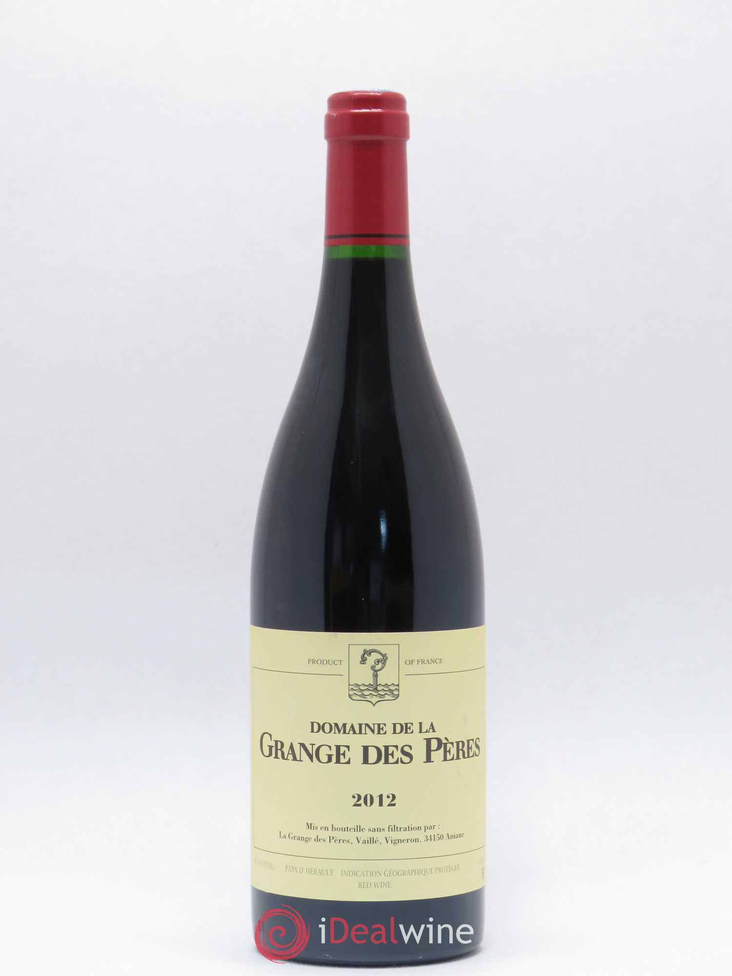 Pays d'Hérault Grange des Pères Laurent Vaillé 2012 - Lot de 1 bouteille - 0