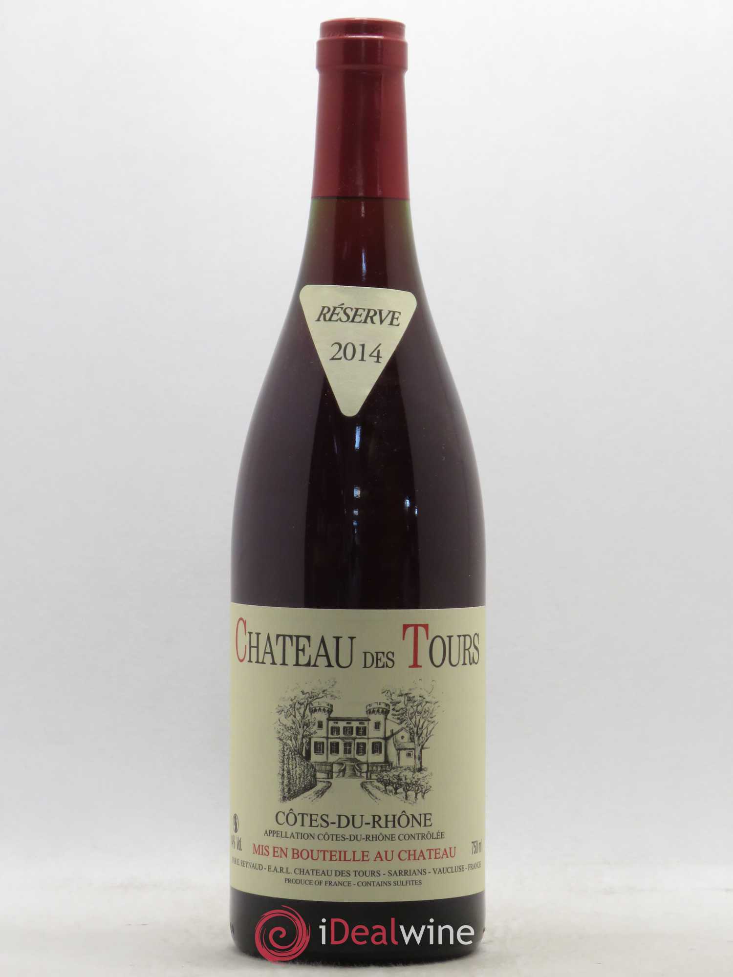 Côtes-du-Rhône Château des Tours Emmanuel Reynaud 2014 - Lot de 1 bouteille - 0