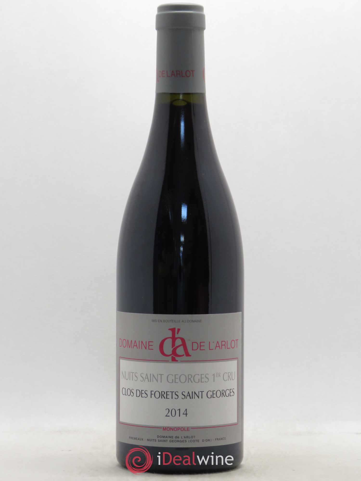 Nuits-Saint-Georges 1er Cru Clos des Forêts Saint-Georges Domaine de l'Arlot 2014 - Lot de 1 bouteille - 0