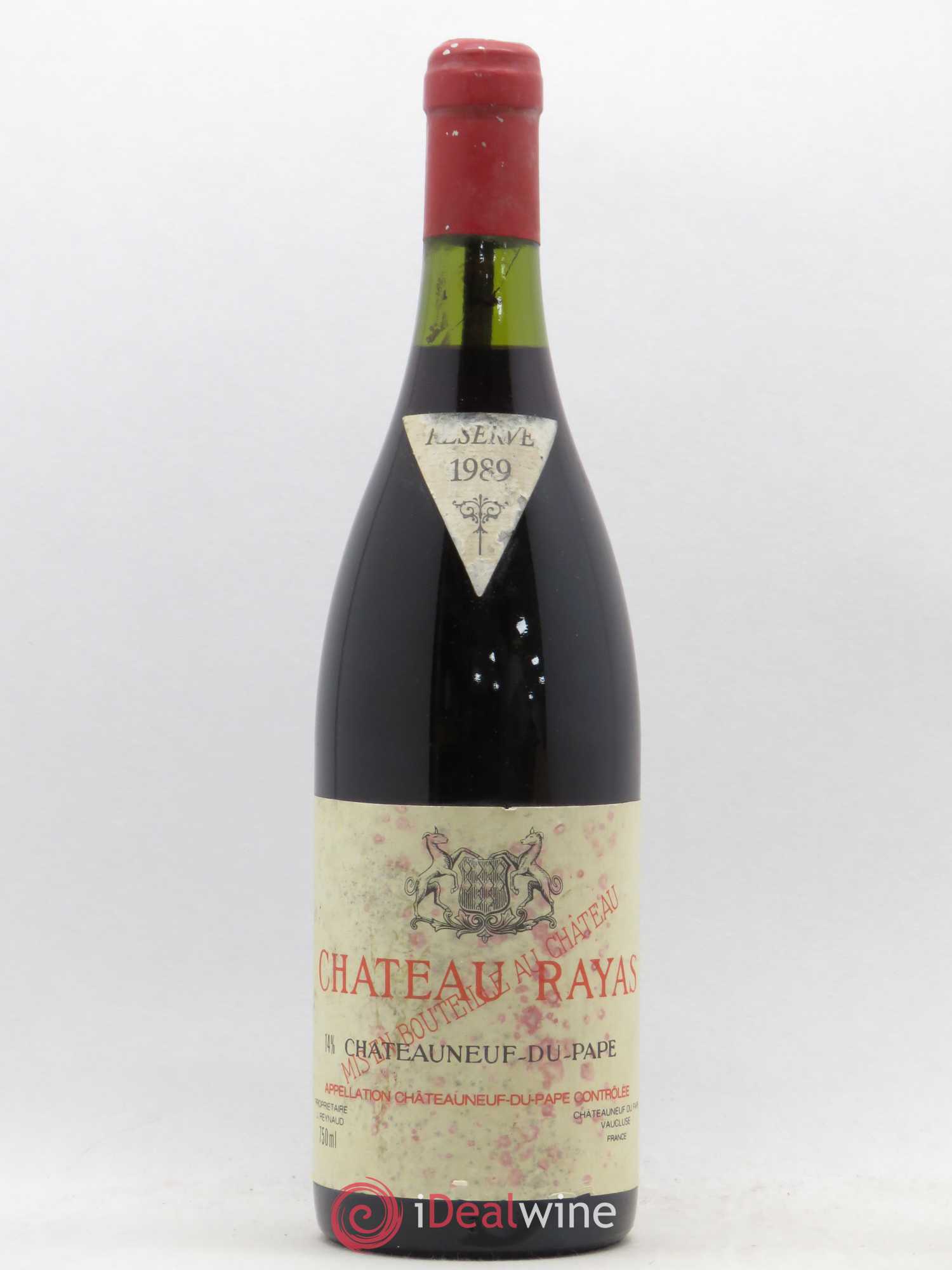 Châteauneuf-du-Pape Château Rayas Emmanuel Reynaud 1989 - Lot de 1 bouteille - 0