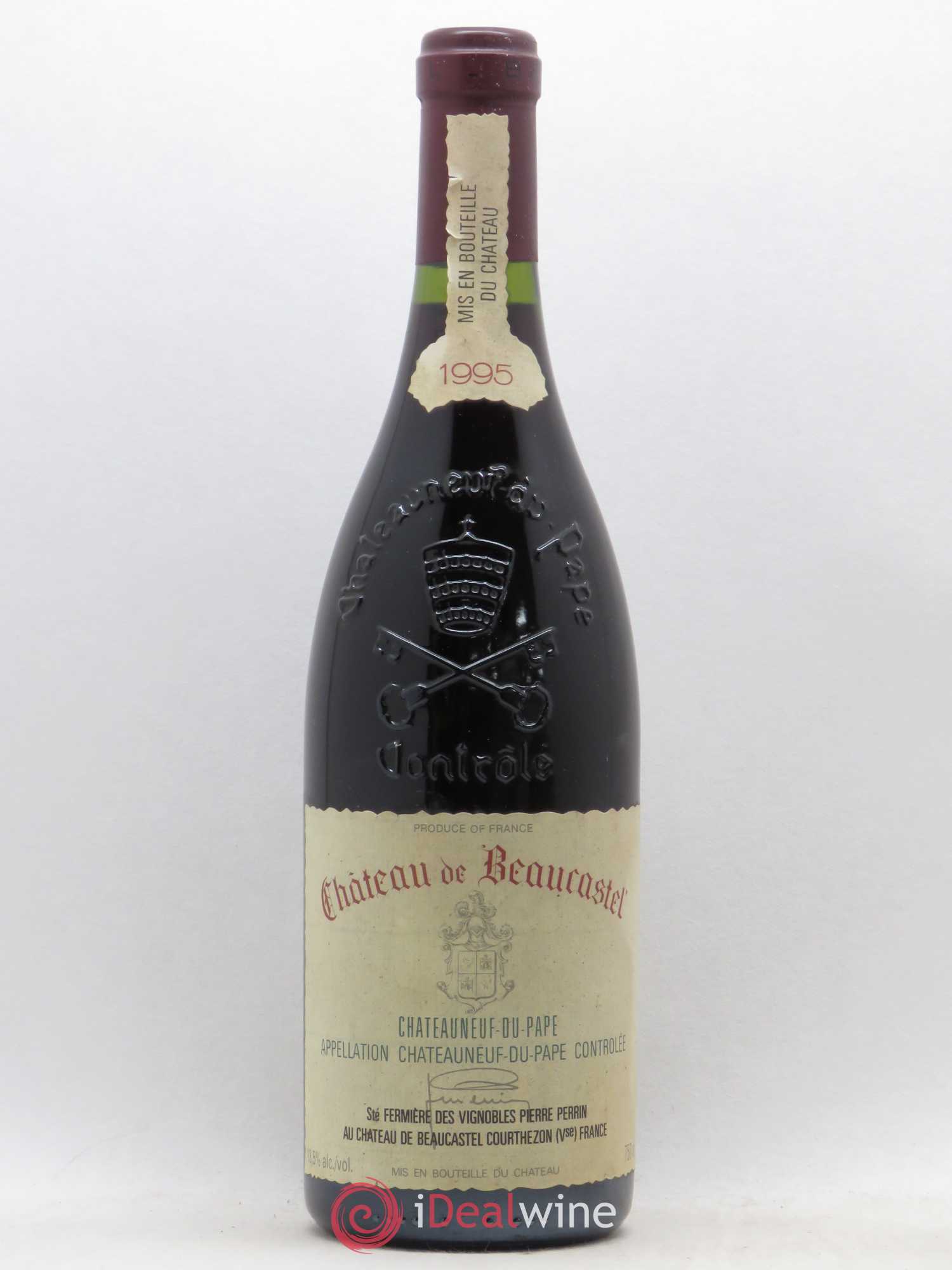 Châteauneuf-du-Pape Château de Beaucastel Famille Perrin 1995 - Lot de 1 bouteille - 0