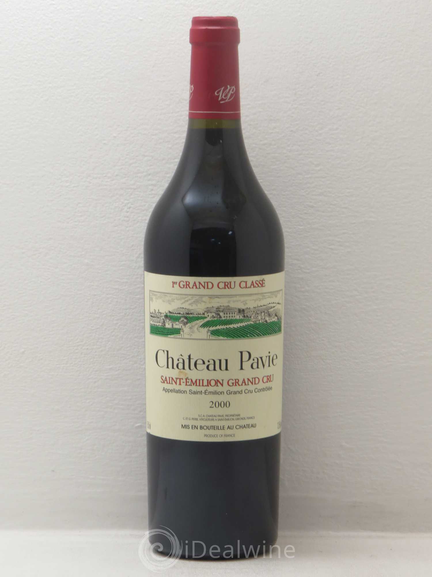Château Pavie 1er Grand Cru Classé A 2000 - Lot de 1 bouteille - 0