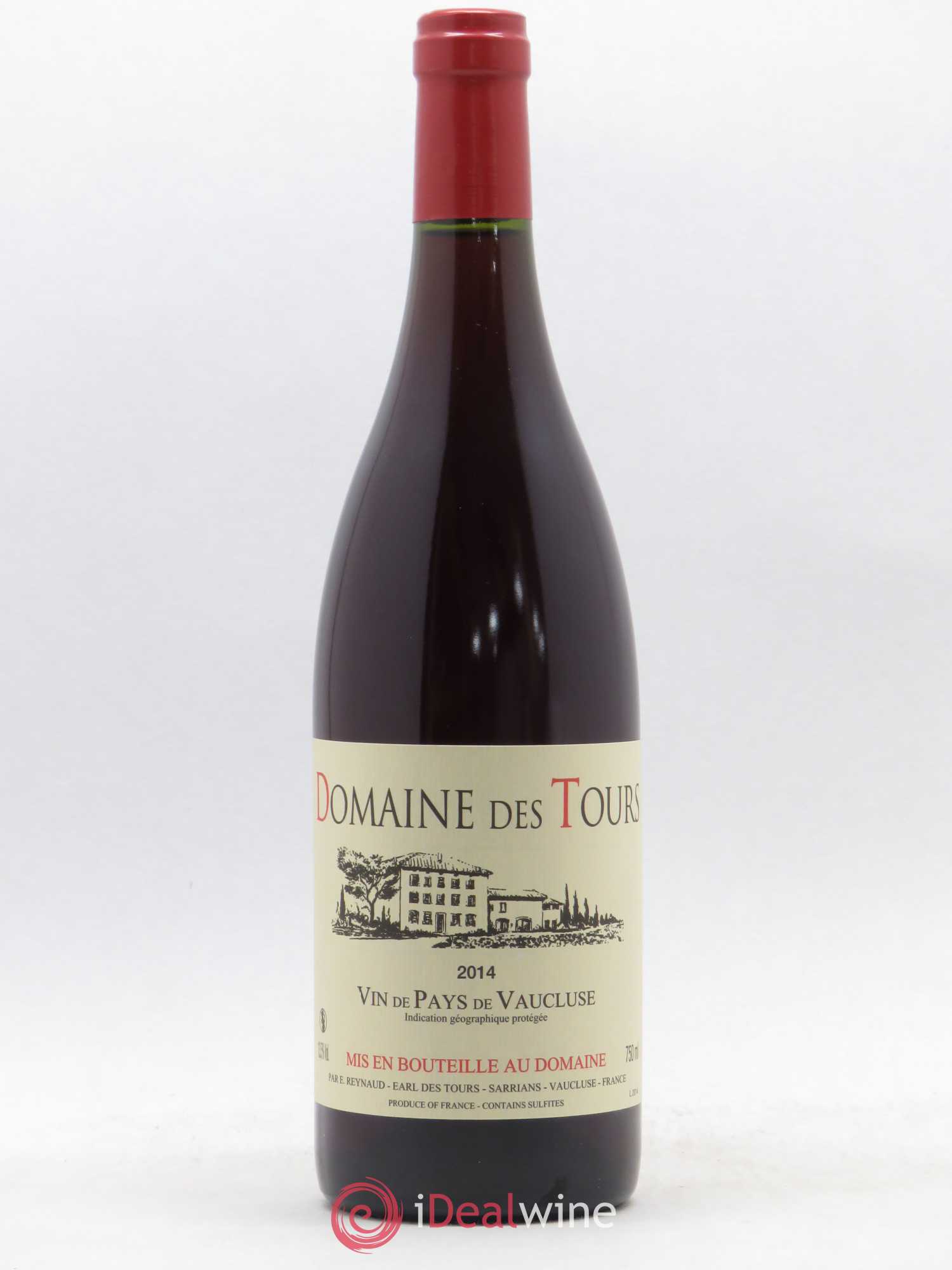 Vaucluse (Vin de Pays de Vaucluse) Domaine des Tours Emmanuel Reynaud 2014 - Lot de 1 bouteille - 0