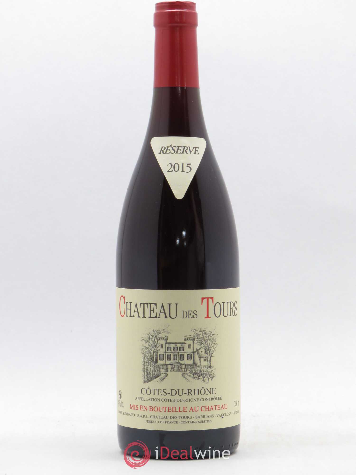 Côtes-du-Rhône Château des Tours Emmanuel Reynaud 2015 - Lot de 1 bouteille - 0