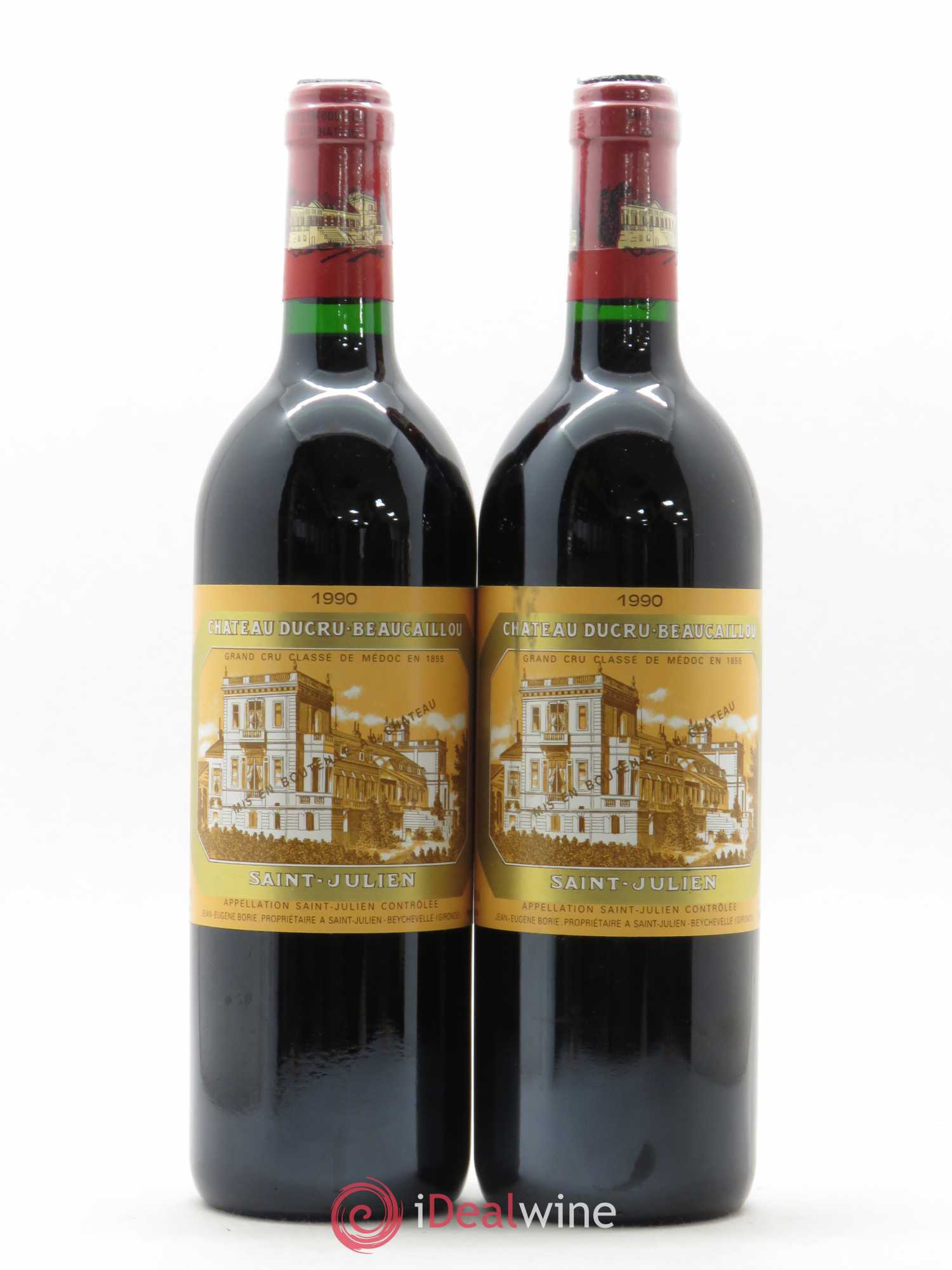 Château Ducru Beaucaillou 2ème Grand Cru Classé 1990 - Lot de 2 bouteilles - 0