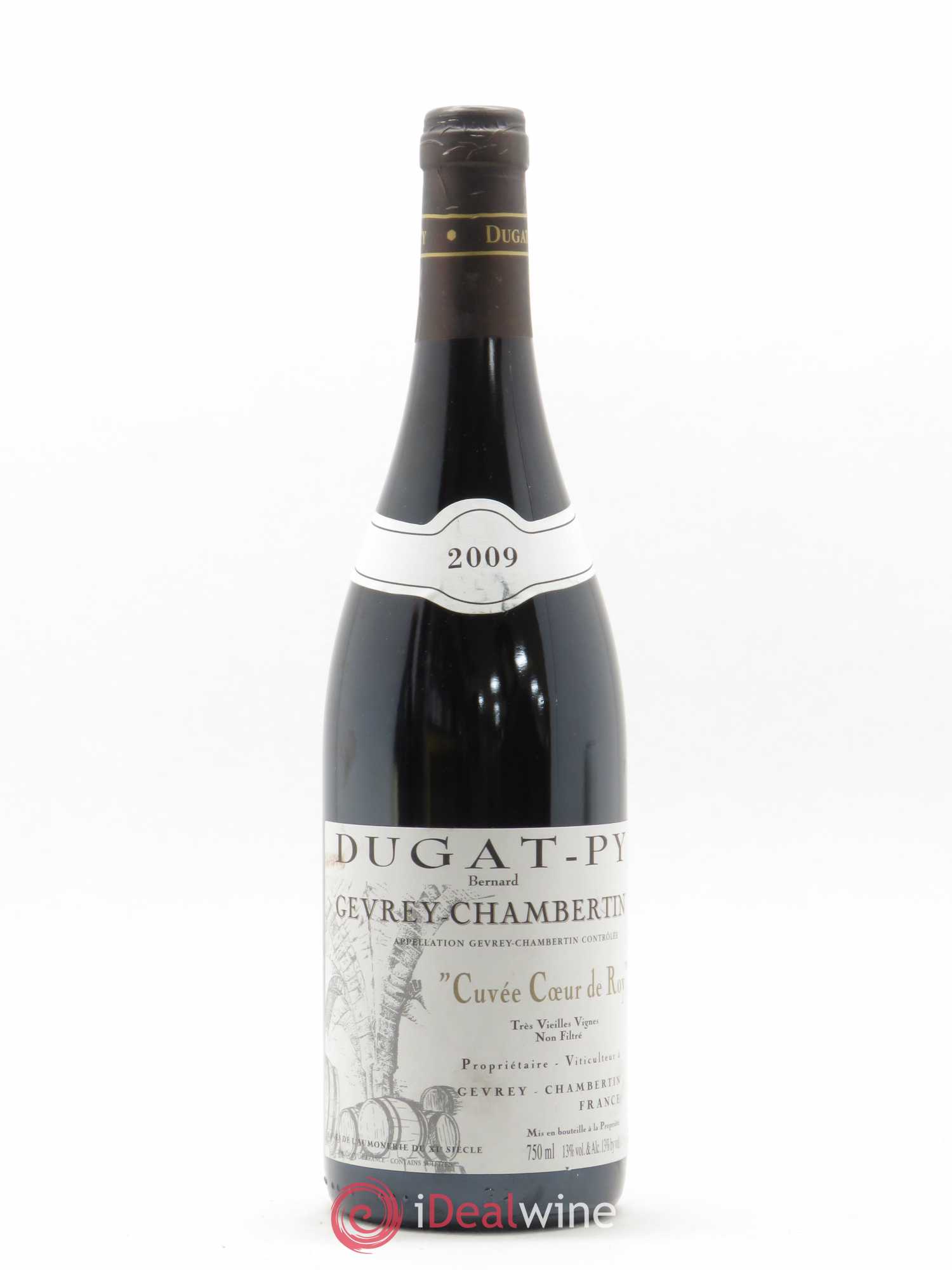 Gevrey-Chambertin Coeur de Roy Très Vieilles Vignes Dugat-Py 2009 - Lot de 1 bouteille - 0