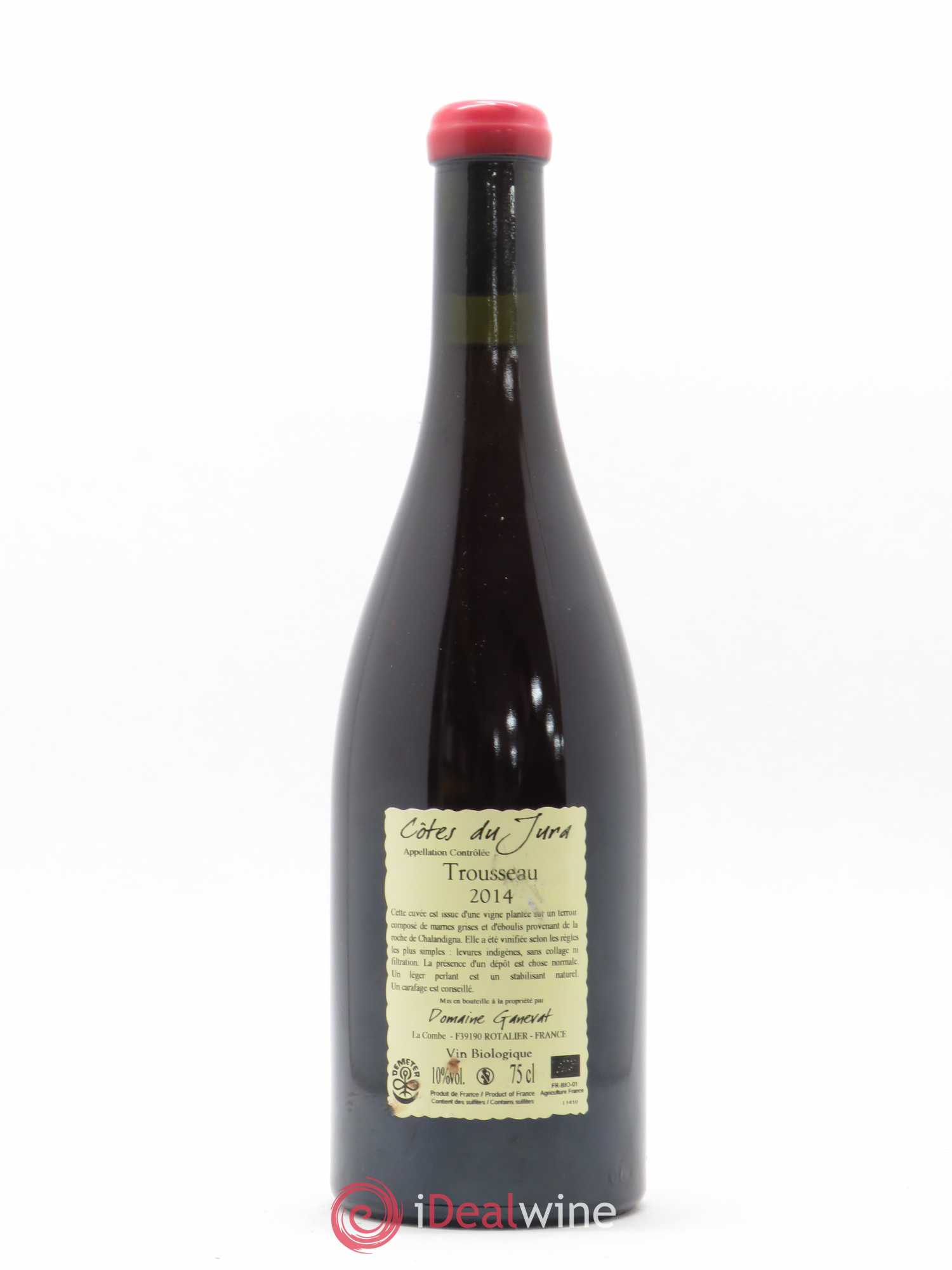 Côtes du Jura Plein Sud Jean-François Ganevat (Domaine) 2014 - Lot de 1 bouteille - 1