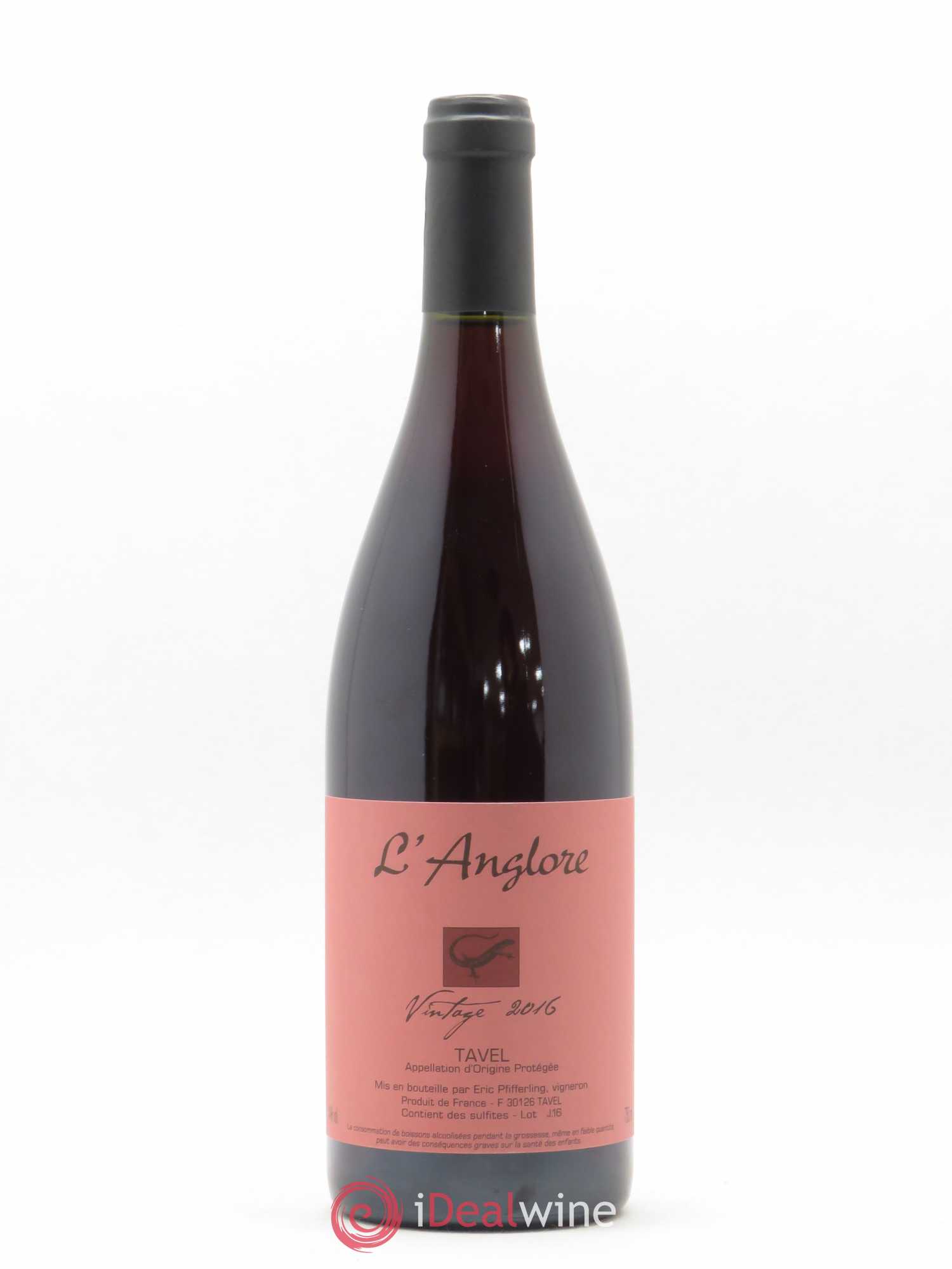 Tavel Vintage L'Anglore 2016 - Lot de 1 bouteille - 0