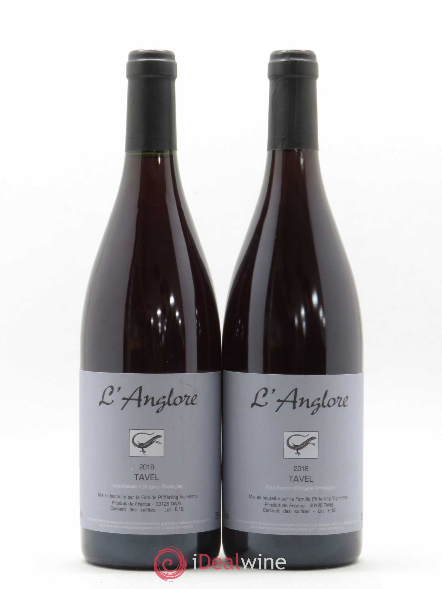 Tavel L'Anglore 2018 - Posten von 2 Flaschen - 0