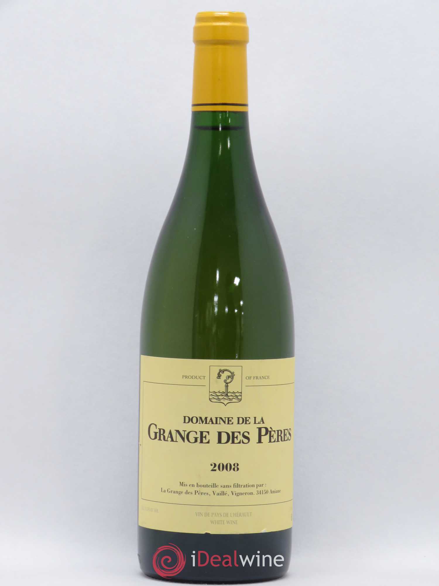 Pays d'Hérault Grange des Pères Laurent Vaillé 2008 - Lot de 1 bouteille - 0
