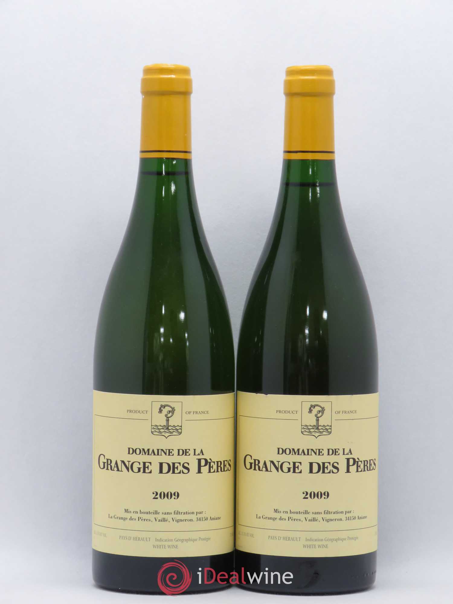 Pays d'Hérault Grange des Pères Laurent Vaillé 2009 - Lot de 2 bouteilles - 0