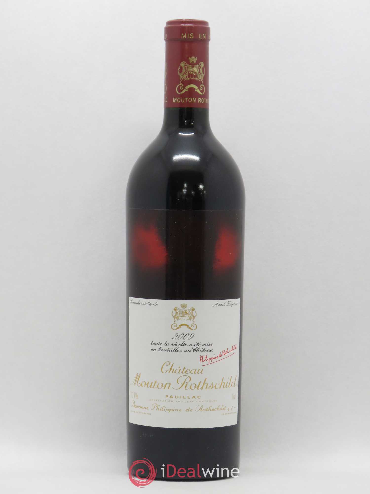 Château Mouton Rothschild 1er Grand Cru Classé 2009 - Lot de 1 bouteille - 0
