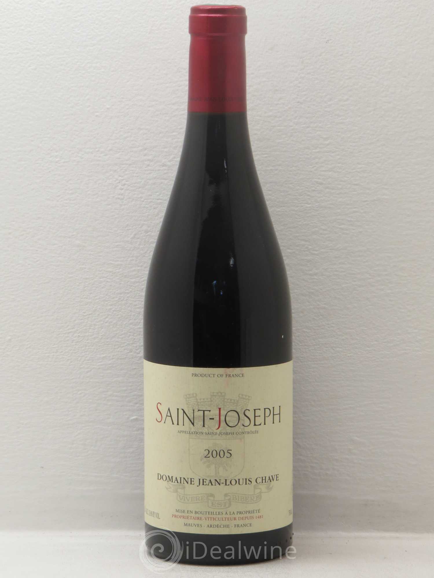 Saint-Joseph Jean-Louis Chave 2005 - Lot de 1 bouteille - 0