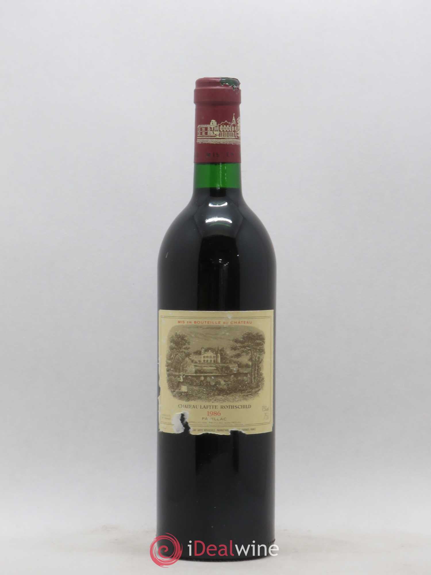 Château Lafite Rothschild 1er Grand Cru Classé 1986 - Lot de 1 bouteille - 0