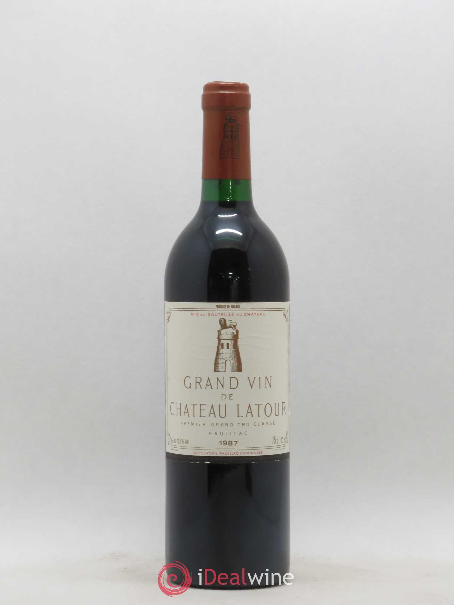 Château Latour 1er Grand Cru Classé 1987 - Lot de 1 bouteille - 0
