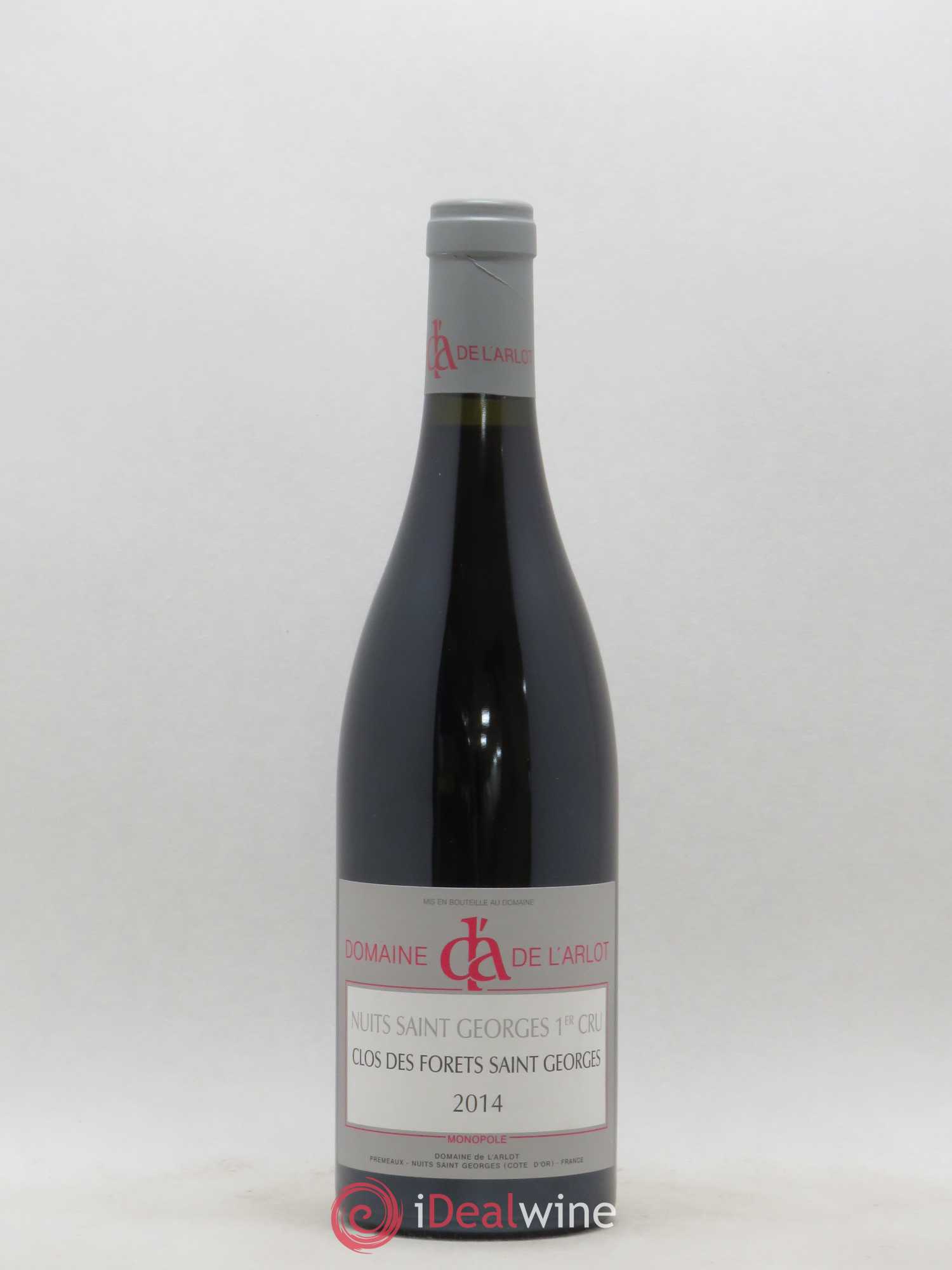 Nuits-Saint-Georges 1er Cru Clos des Forêts Saint-Georges Domaine de l'Arlot 2014 - Lot de 1 bouteille - 0