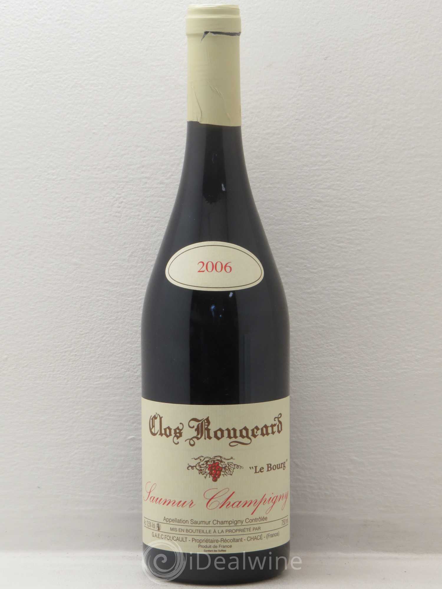 Saumur-Champigny Le Bourg Clos Rougeard 2006 - Lot de 1 bouteille - 0
