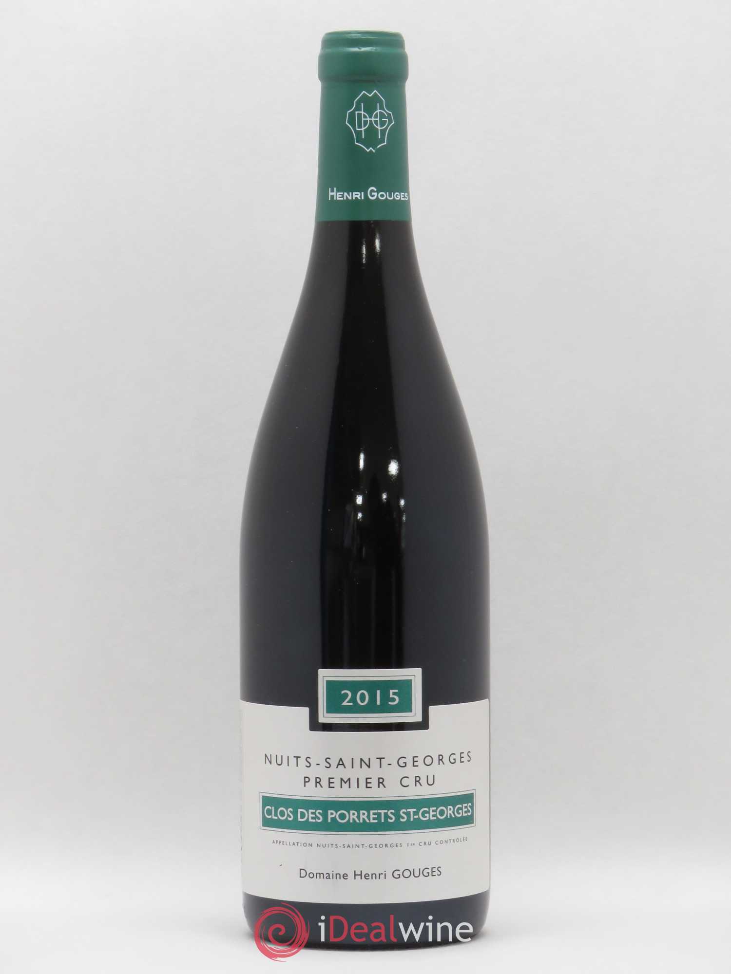 Nuits-Saint-Georges 1er Cru Clos des Porrets St Georges Henri Gouges 2015 - Lot de 1 bouteille - 0