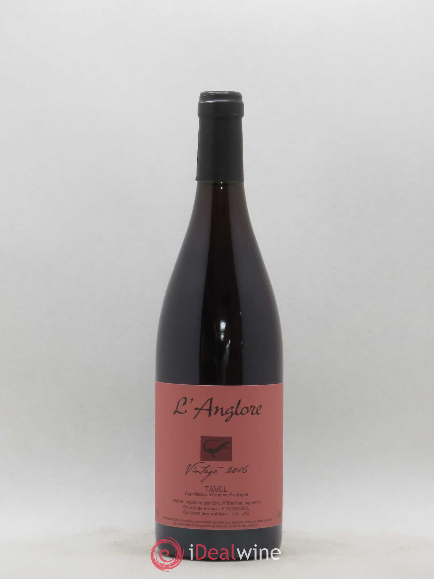 Tavel Vintage L'Anglore 2016 - Lot de 1 bouteille - 0