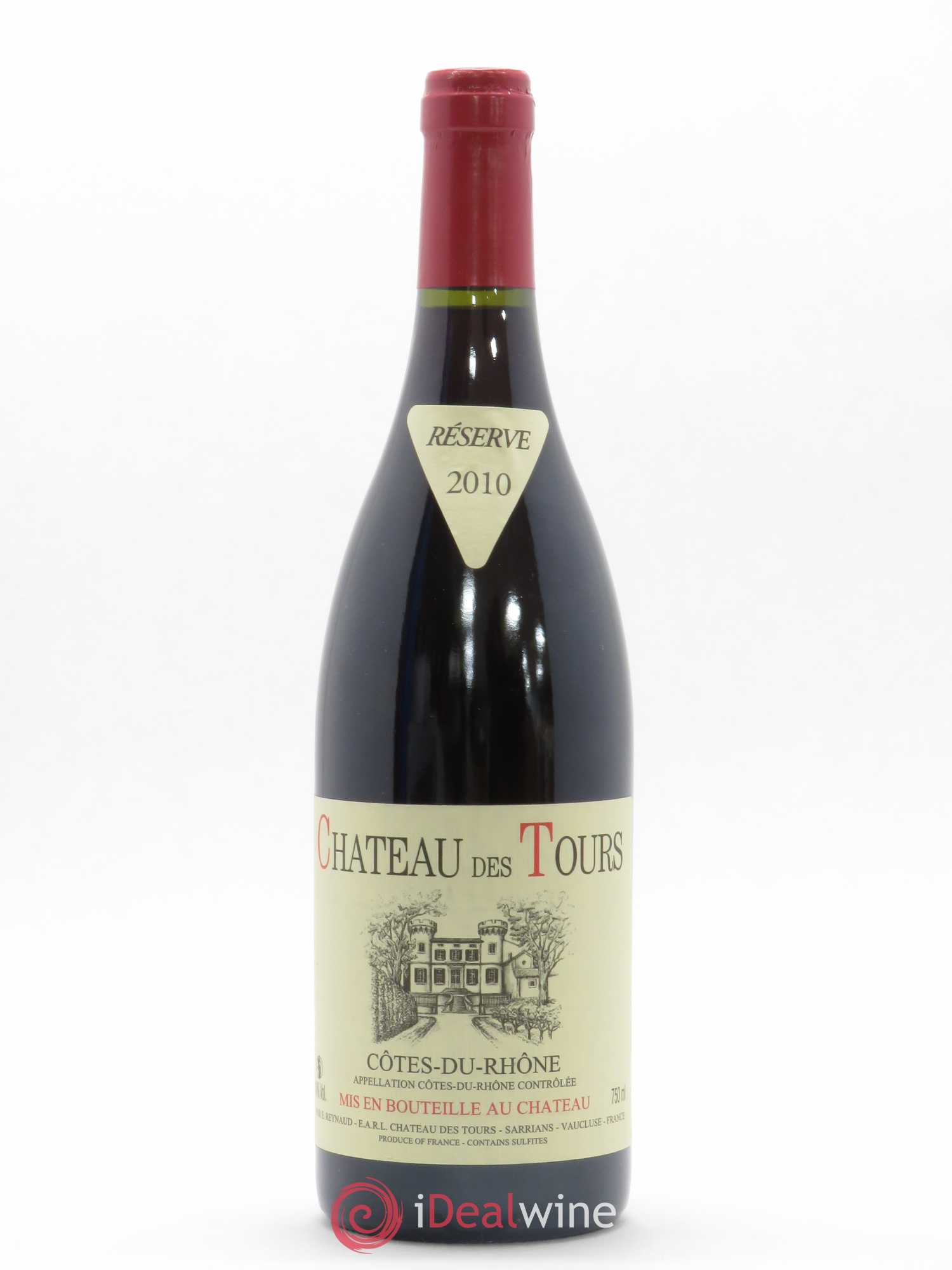 Côtes-du-Rhône Château des Tours Emmanuel Reynaud 2010 - Lot de 1 bouteille - 0