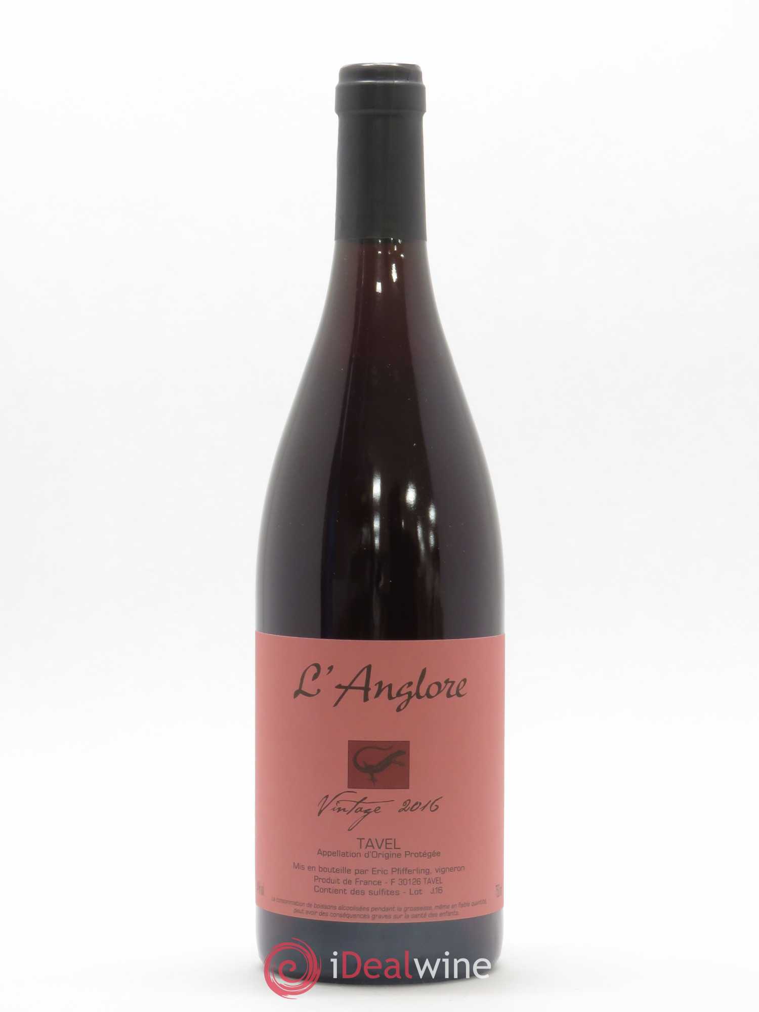 Tavel Vintage L'Anglore 2016 - Lot de 1 bouteille - 0