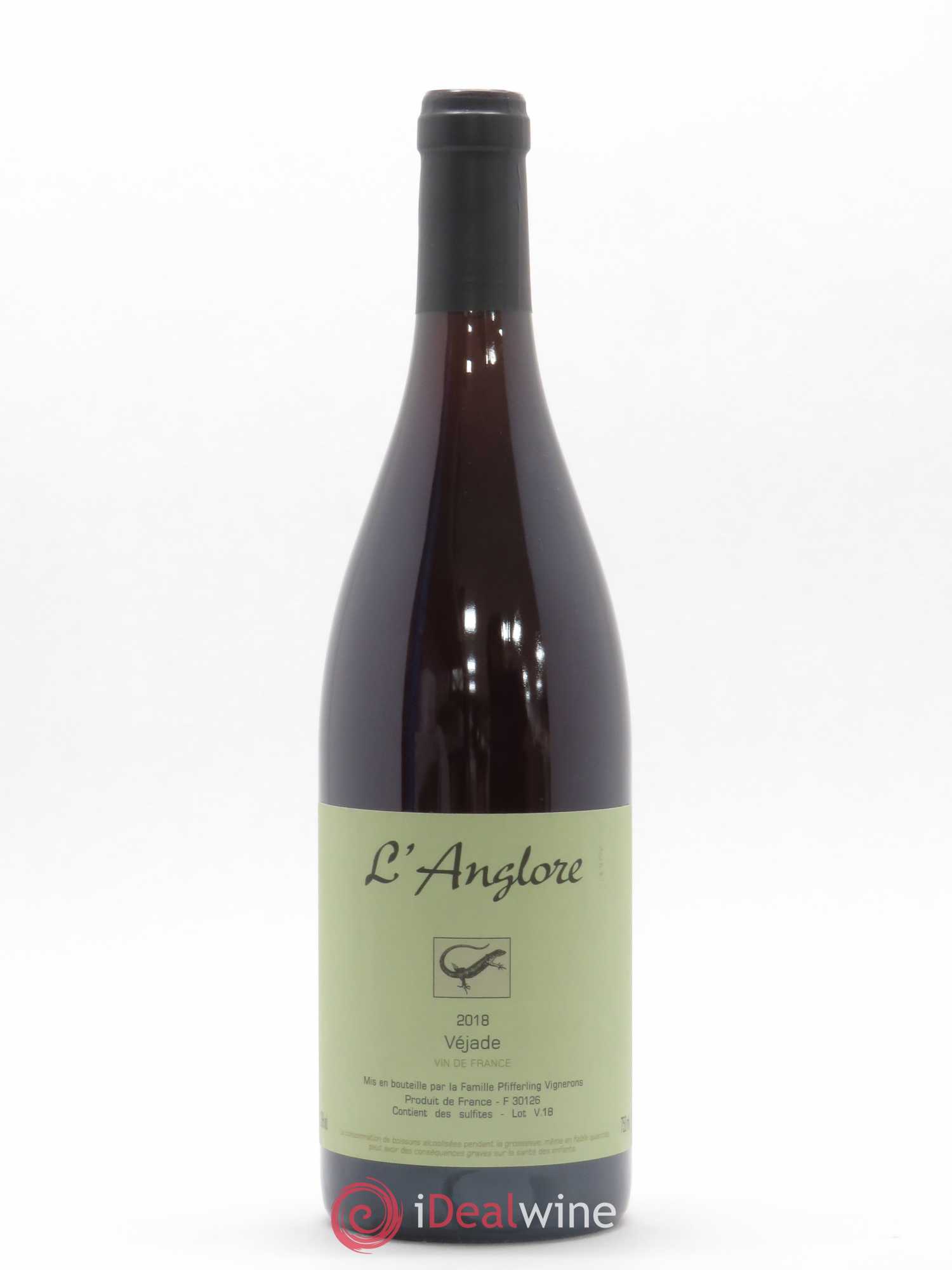 Vin de France Véjade L'Anglore 2018 - Lot de 1 bouteille - 0