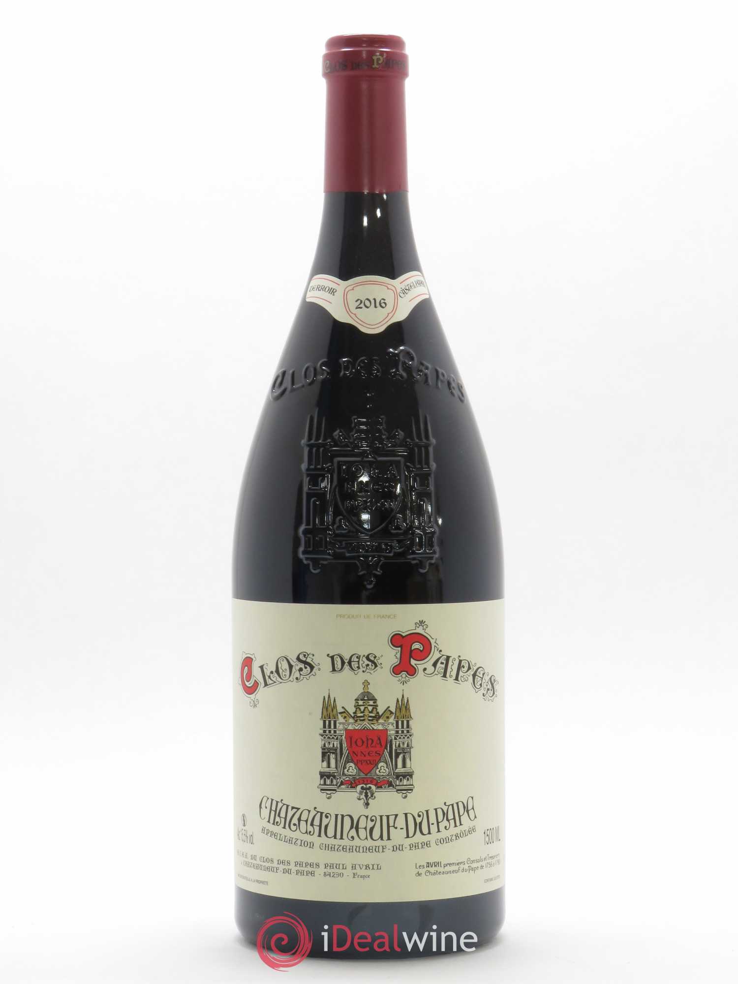 Châteauneuf-du-Pape Clos des Papes - Paul Avril 2016 - Lot de 1 magnum - 0