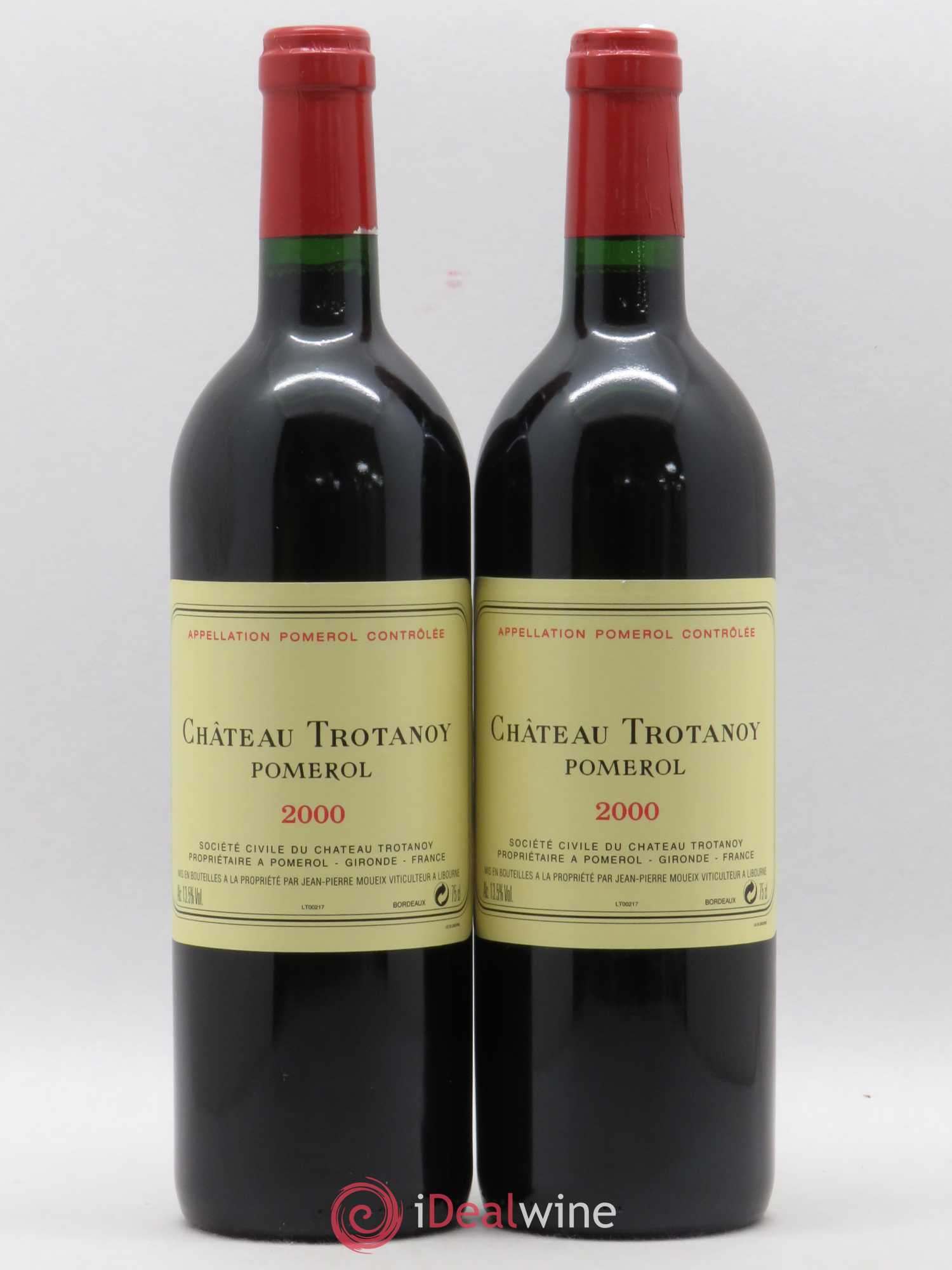 Château Trotanoy 2000 - Lot de 2 bouteilles - 0