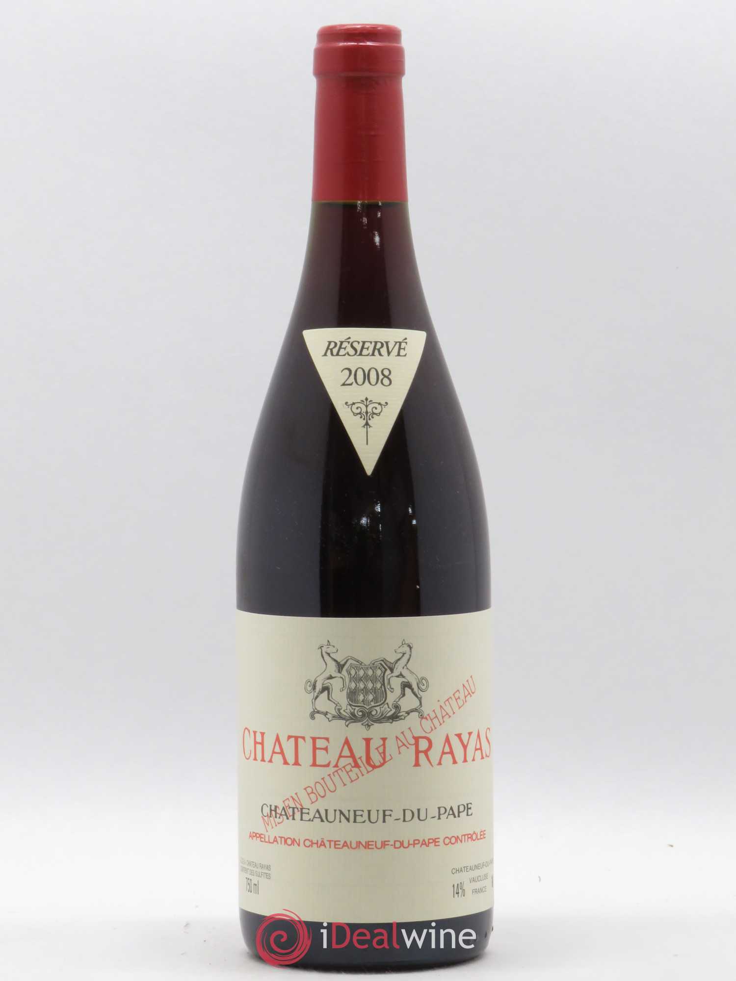 Châteauneuf-du-Pape Château Rayas Emmanuel Reynaud 2008 - Lot de 1 bouteille - 0