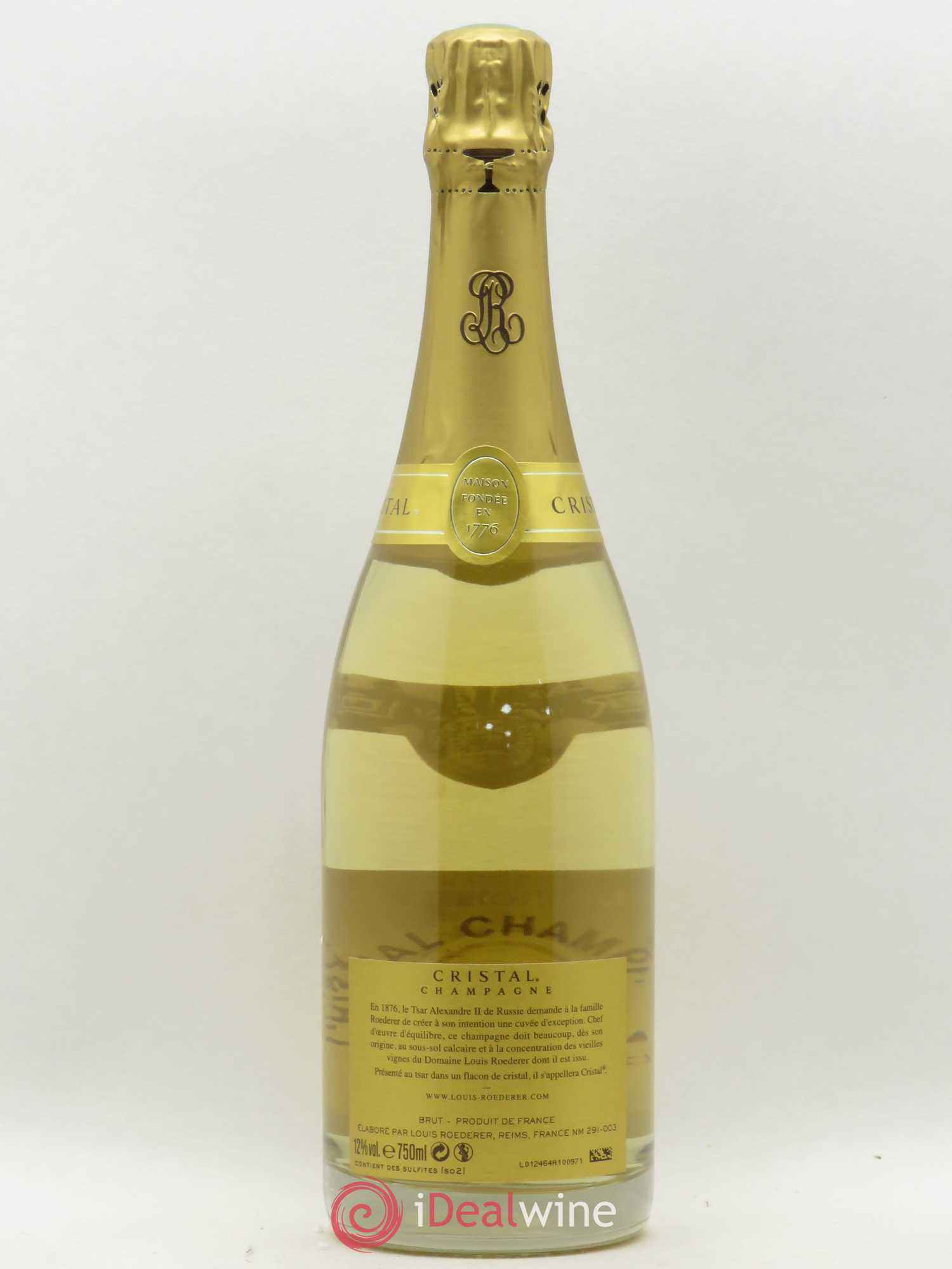 Cristal Louis Roederer 2008 - Lot de 1 bouteille - 1
