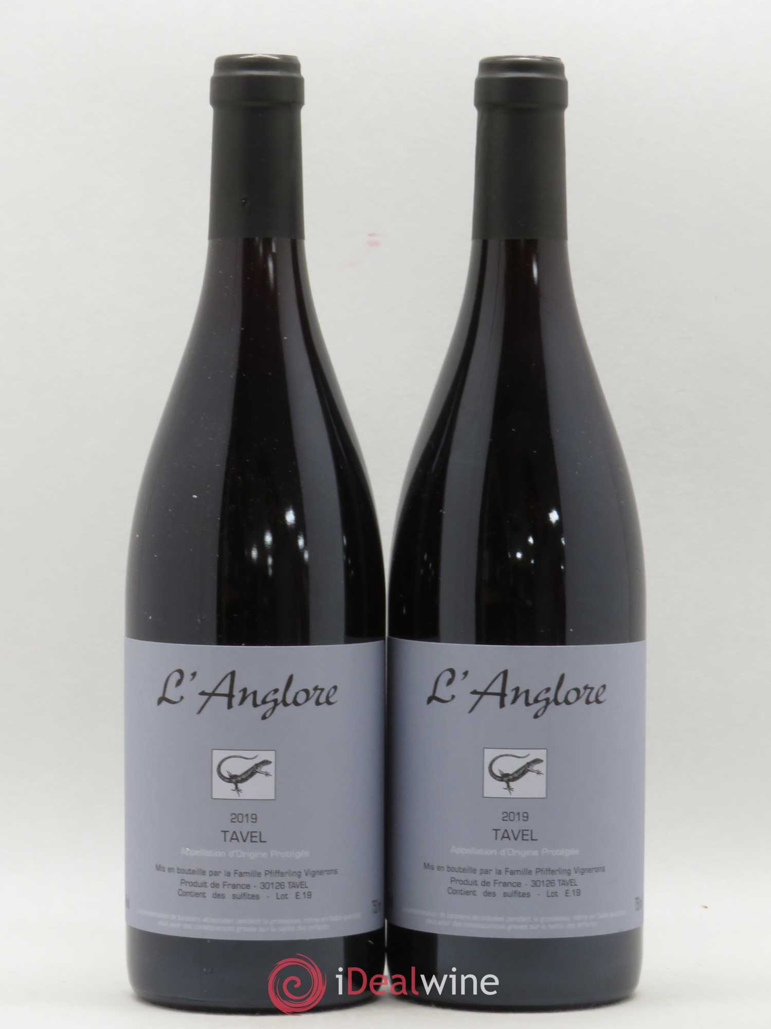 Tavel L'Anglore 2019 - Lot de 2 bouteilles - 0