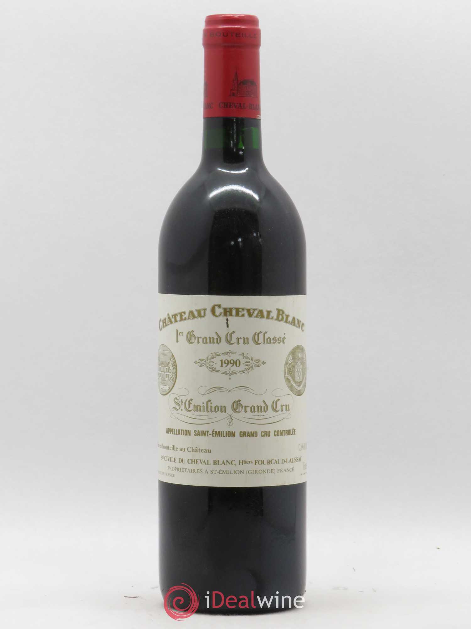 Château Cheval Blanc 1er Grand Cru Classé A 1990 - Lot de 1 bouteille - 0