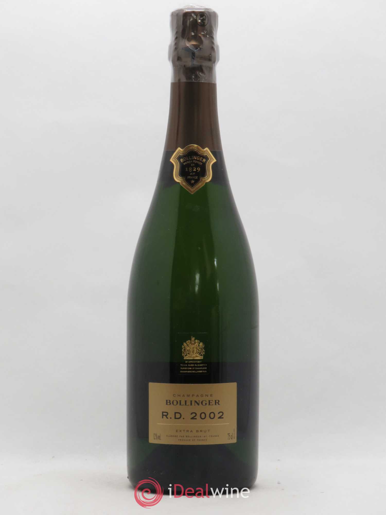 R.D. Extra-Brut Bollinger 2002 - Lot de 1 bouteille - 0