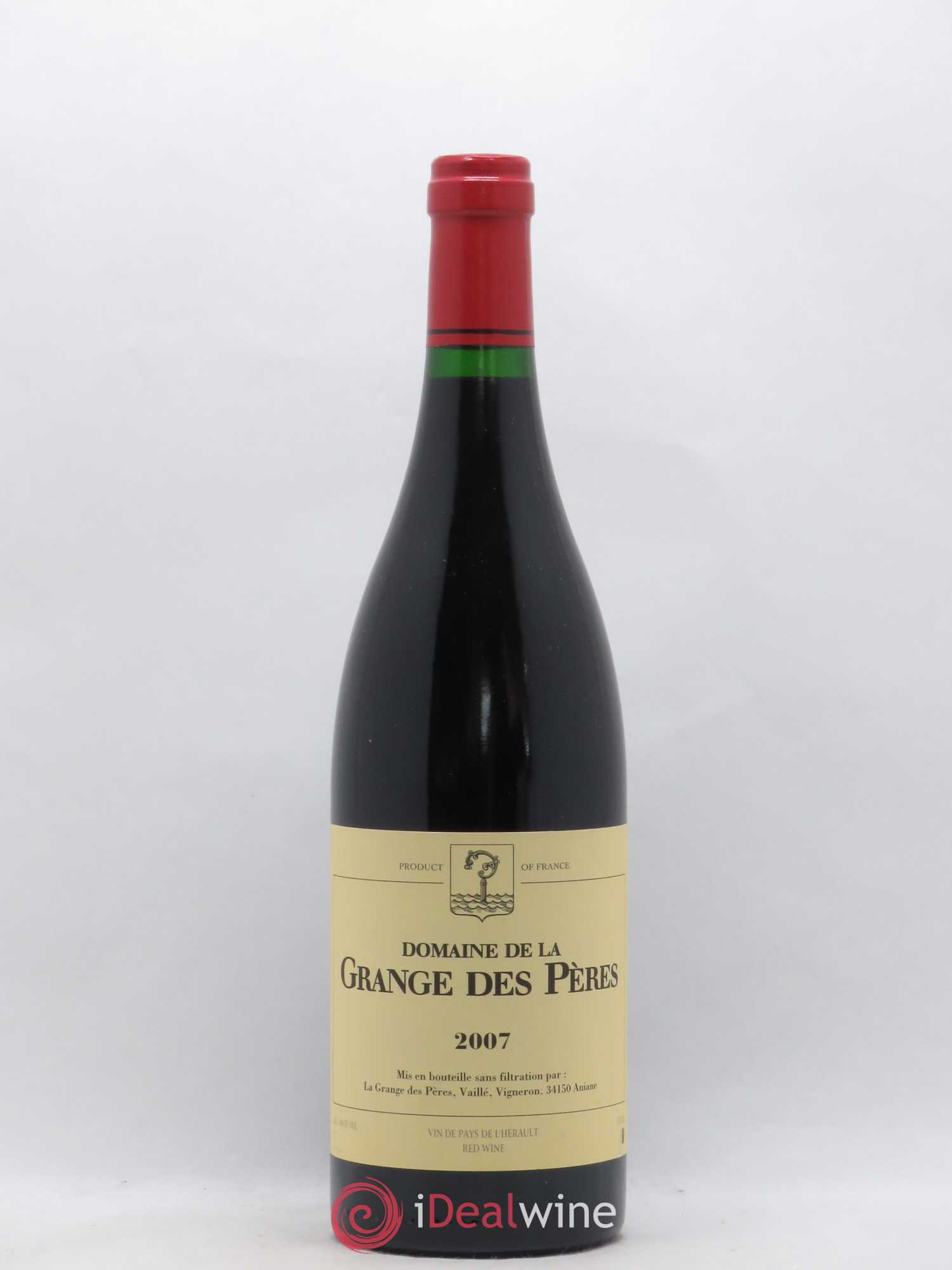 Pays d'Hérault Grange des Pères Laurent Vaillé 2007 - Lot de 1 bouteille - 0