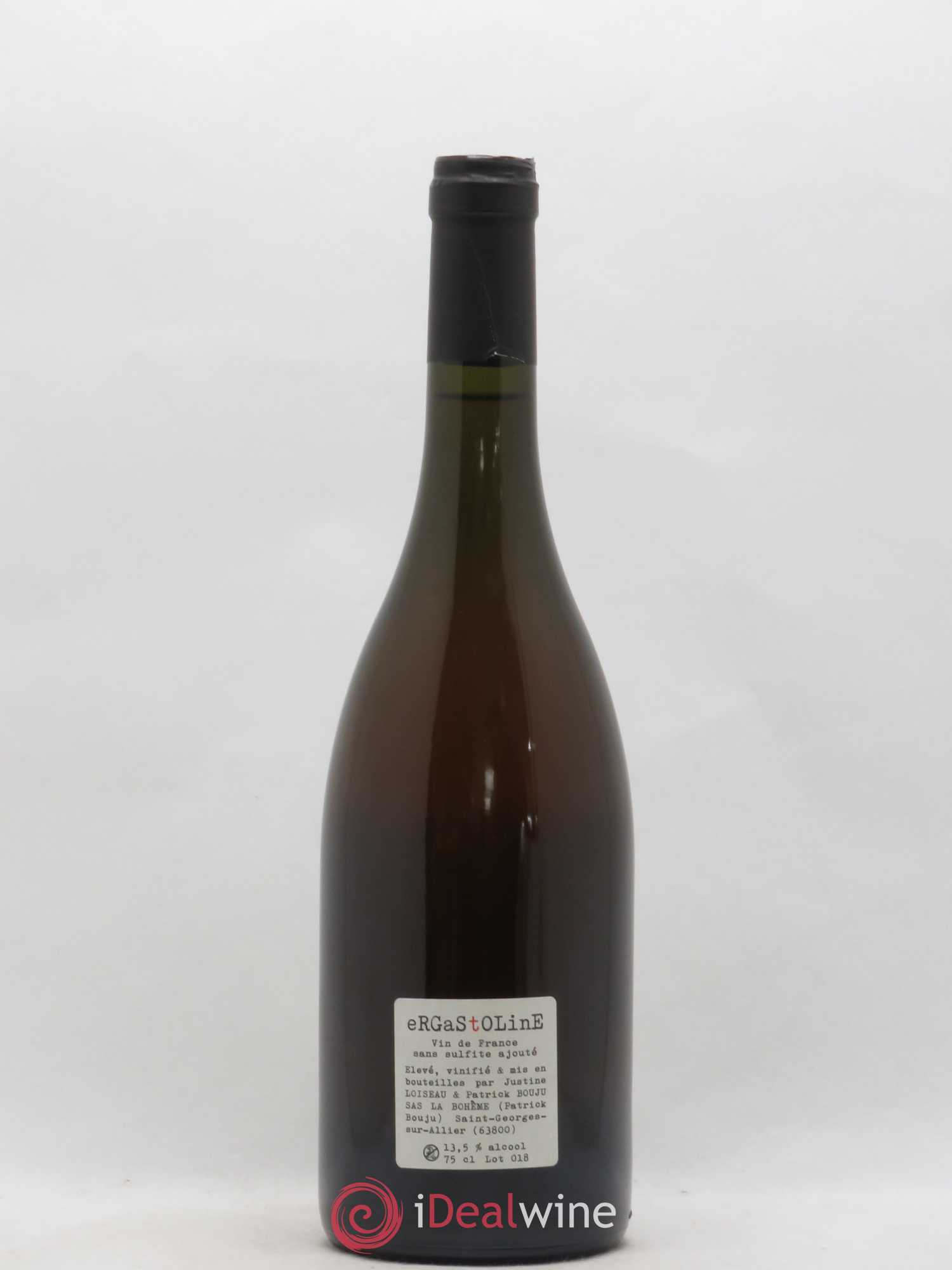 Vin de France Ergastoline Patrick Bouju - La Bohème 2018 - Lot de 1 bouteille - 1