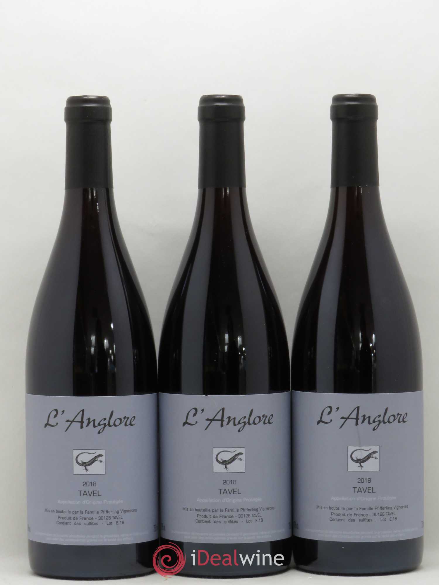 Tavel L'Anglore 2018 - Lot de 3 bouteilles - 0