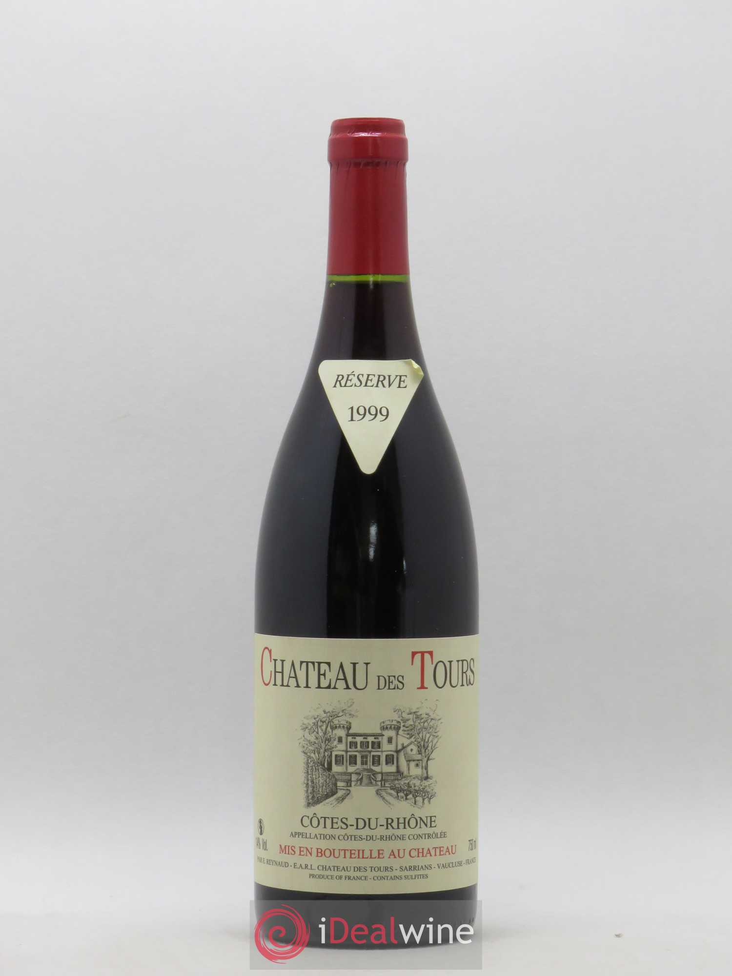 Côtes-du-Rhône Château des Tours Emmanuel Reynaud 1999 - Lot de 1 bouteille - 0