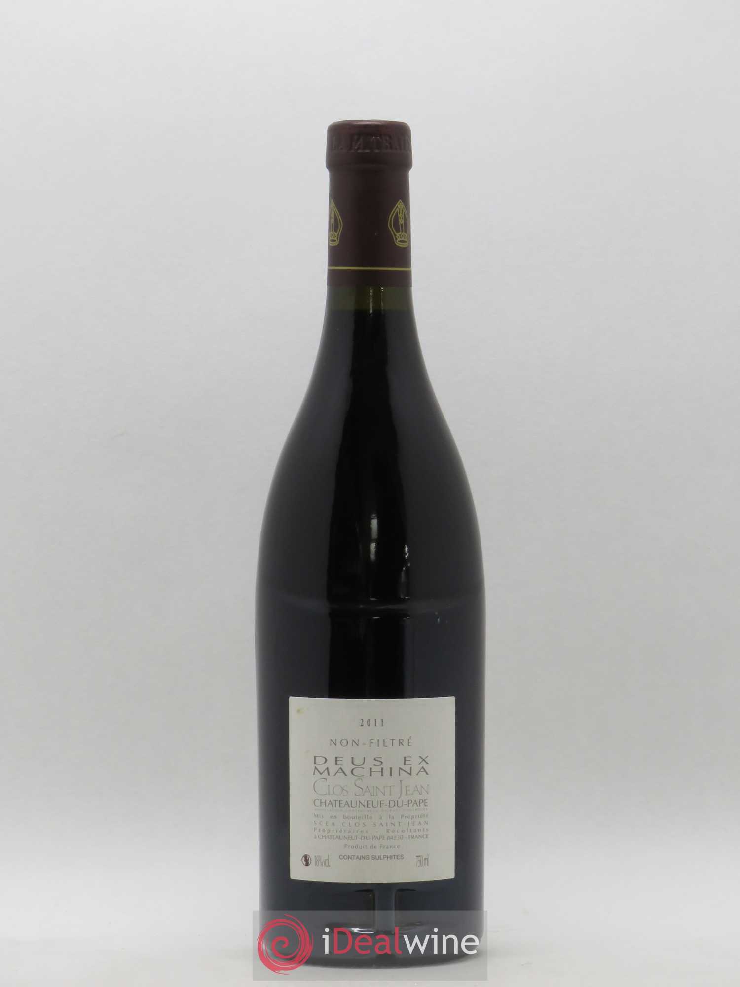 Châteauneuf-du-Pape Clos Saint-Jean Deus Ex Machina Pascal et Vincent Maurel 2011 - Lot de 1 bouteille - 1